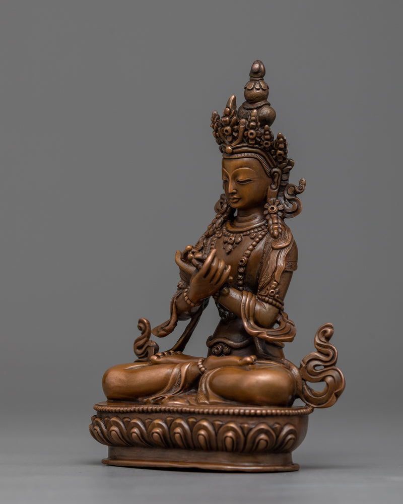 vajradhara-buddha oxidized sculpture