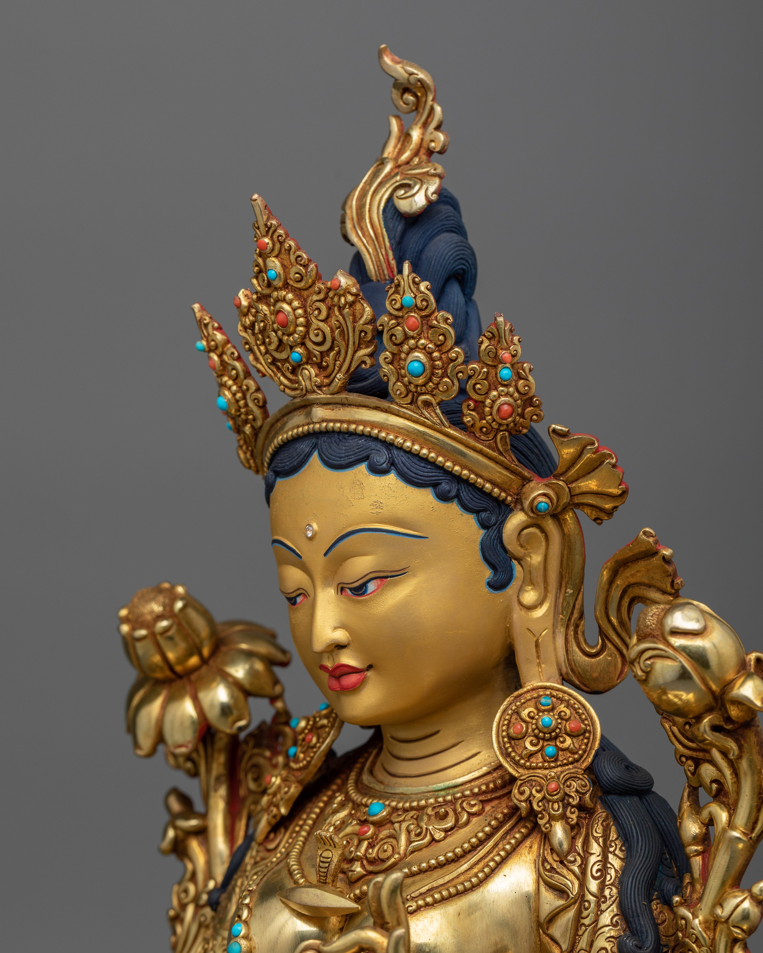 spiritual green-tara-sculpture