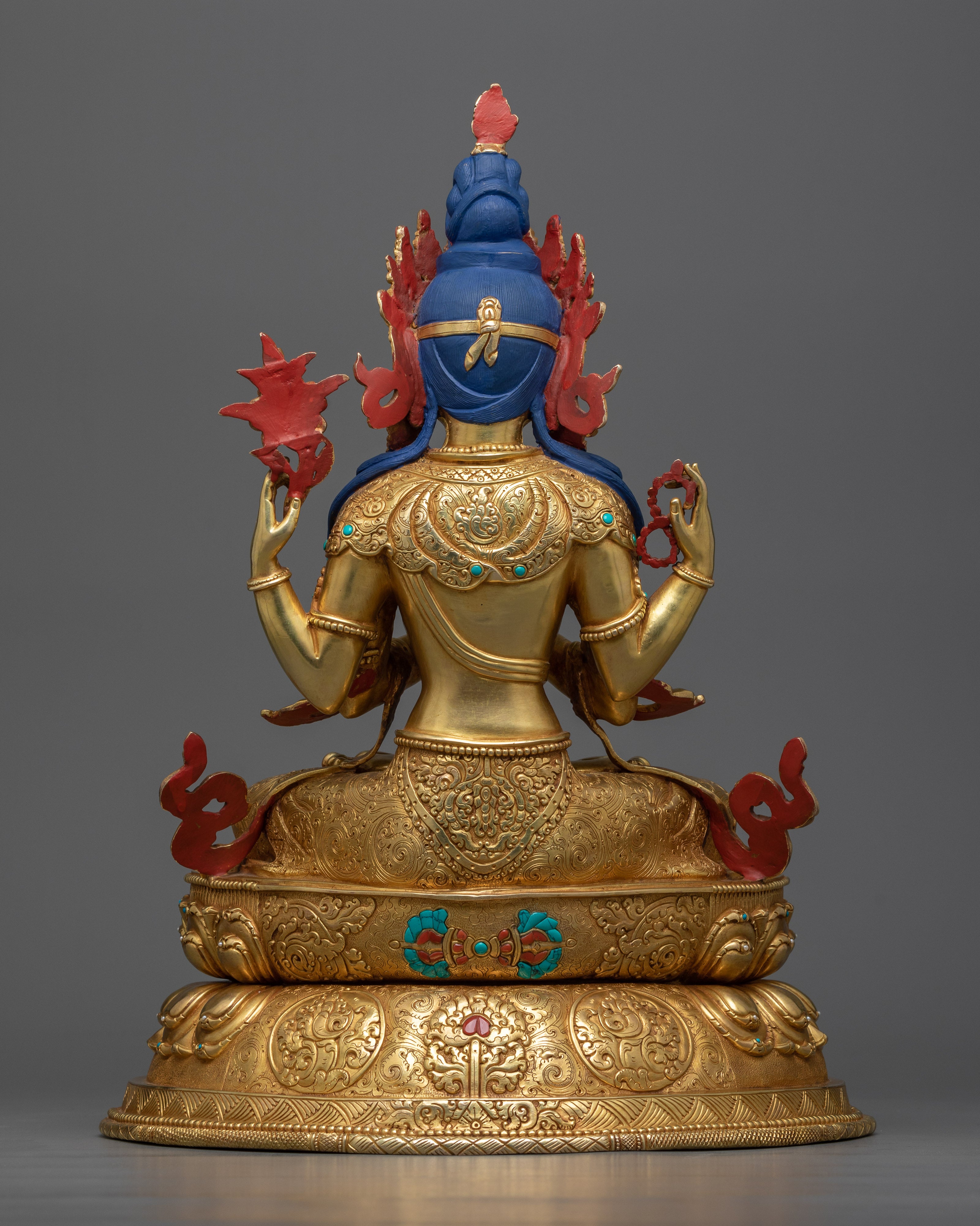 16.5 Inches Chenrezig Statue | Bodhisattva Buddha of Compassion