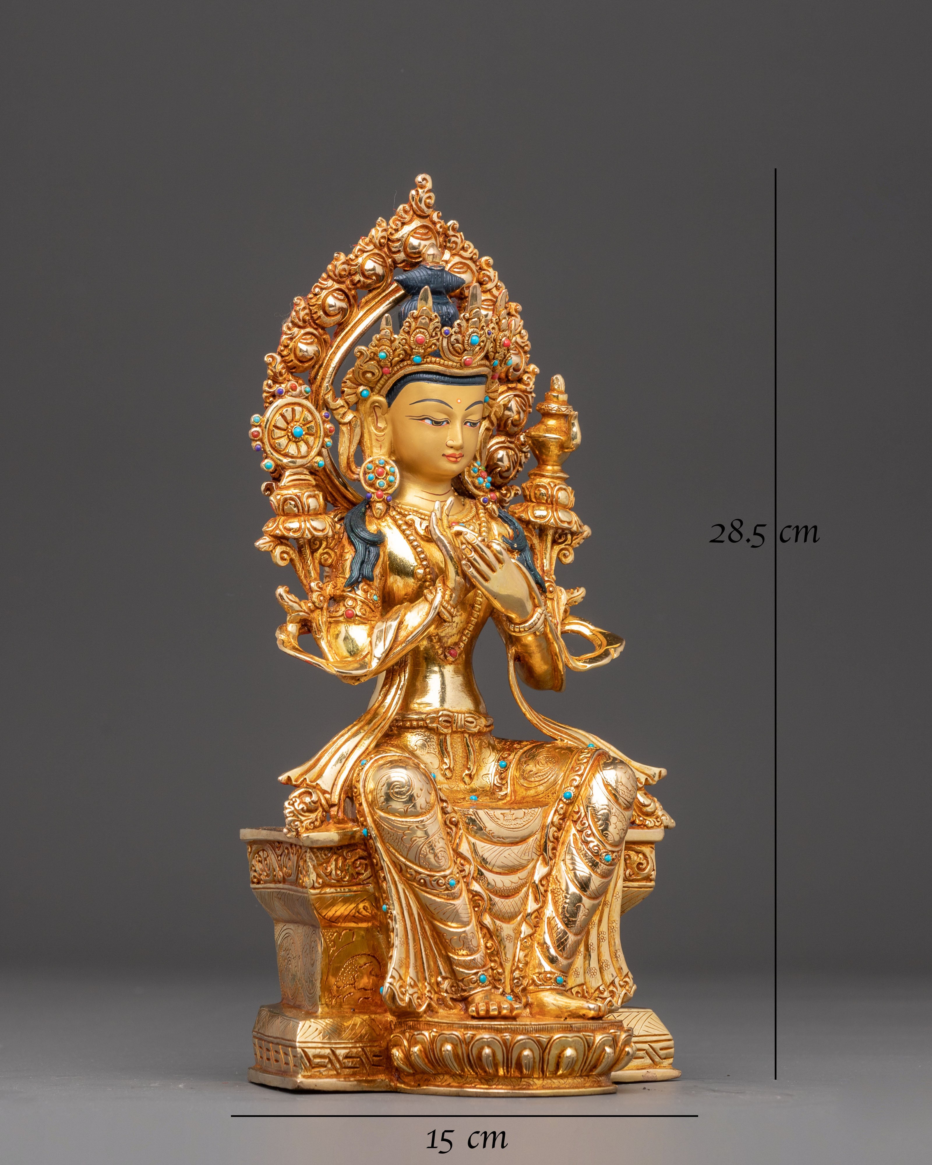 Handcrafted Statue of Future Buddha Maitreya | Buddha of Loving-Kindness