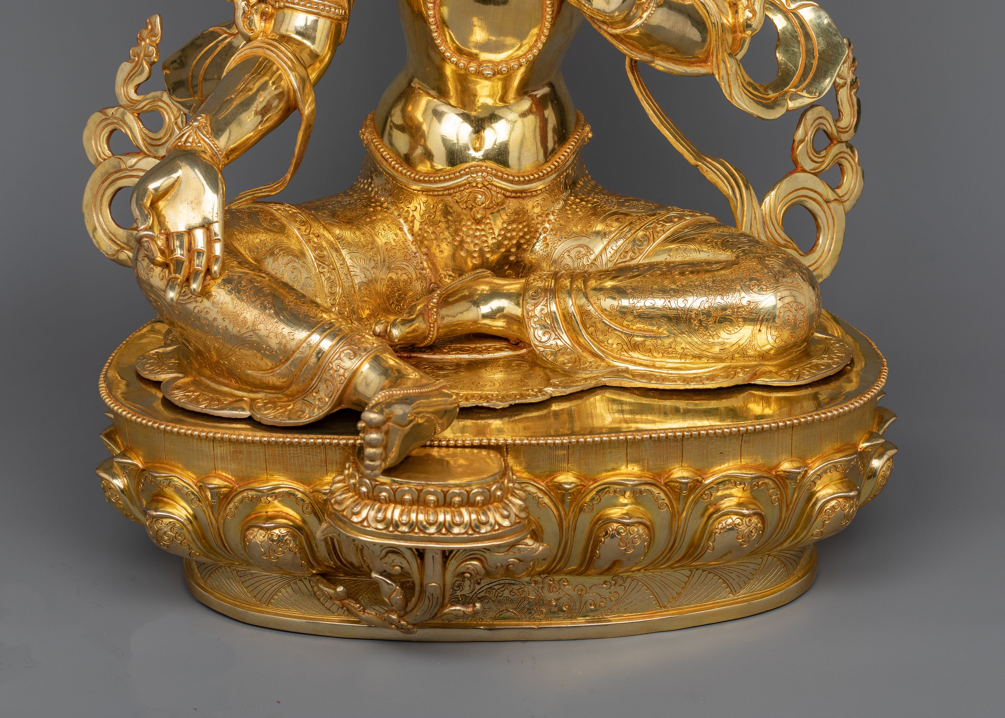 The Green Tara Goddess Sculpture | A Symbol of Compassion and Action