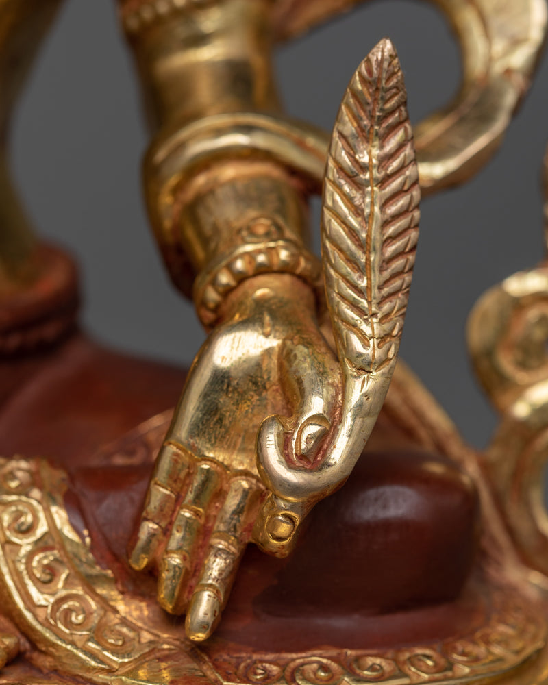 Kshitigarbha Phật Buddha Statue in 24K Gold | A Symbol of Vow and Compassion