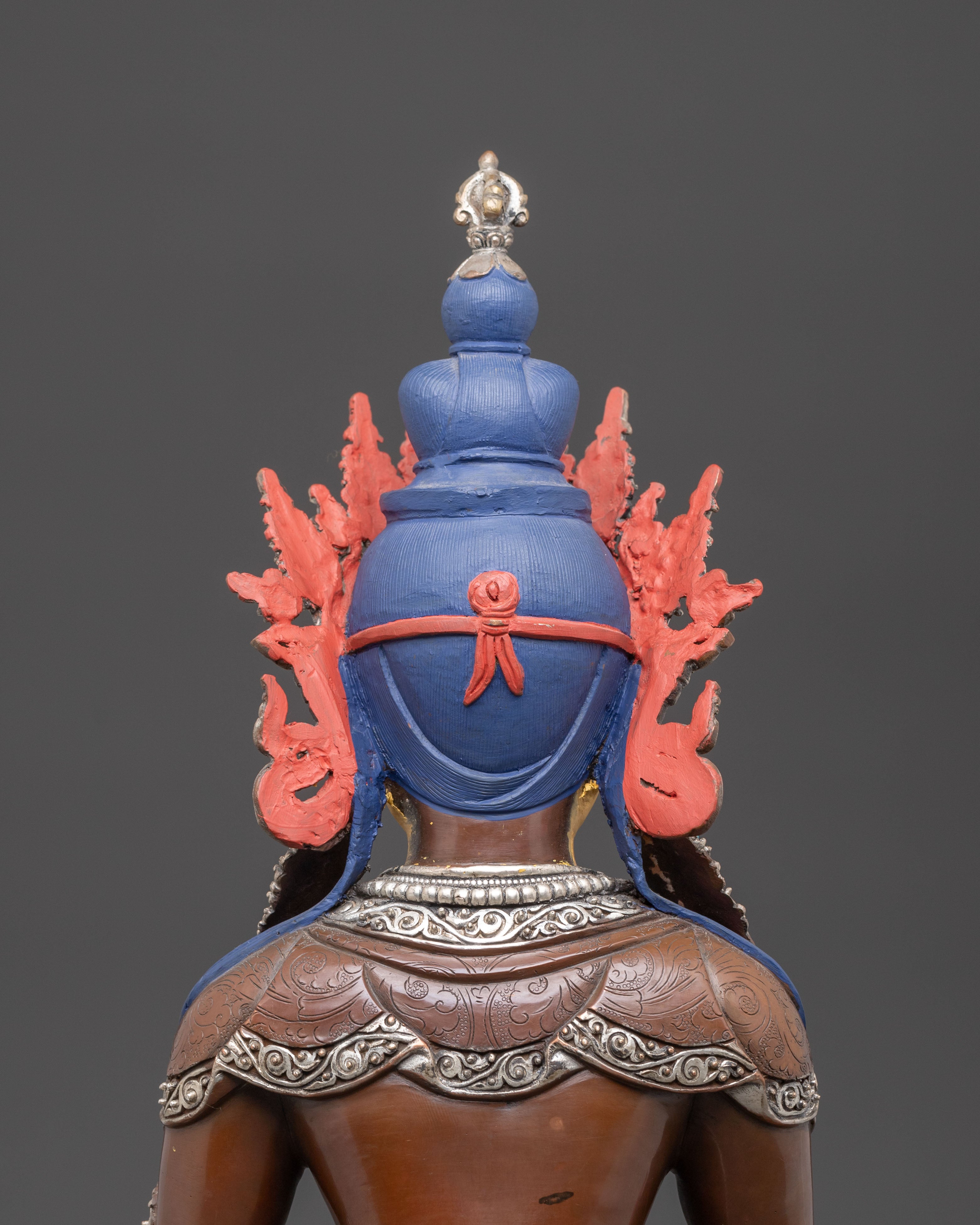 Bodhisattva Kshitigarbha Handmade Statue | Nepali Crafted Buddhist Icon