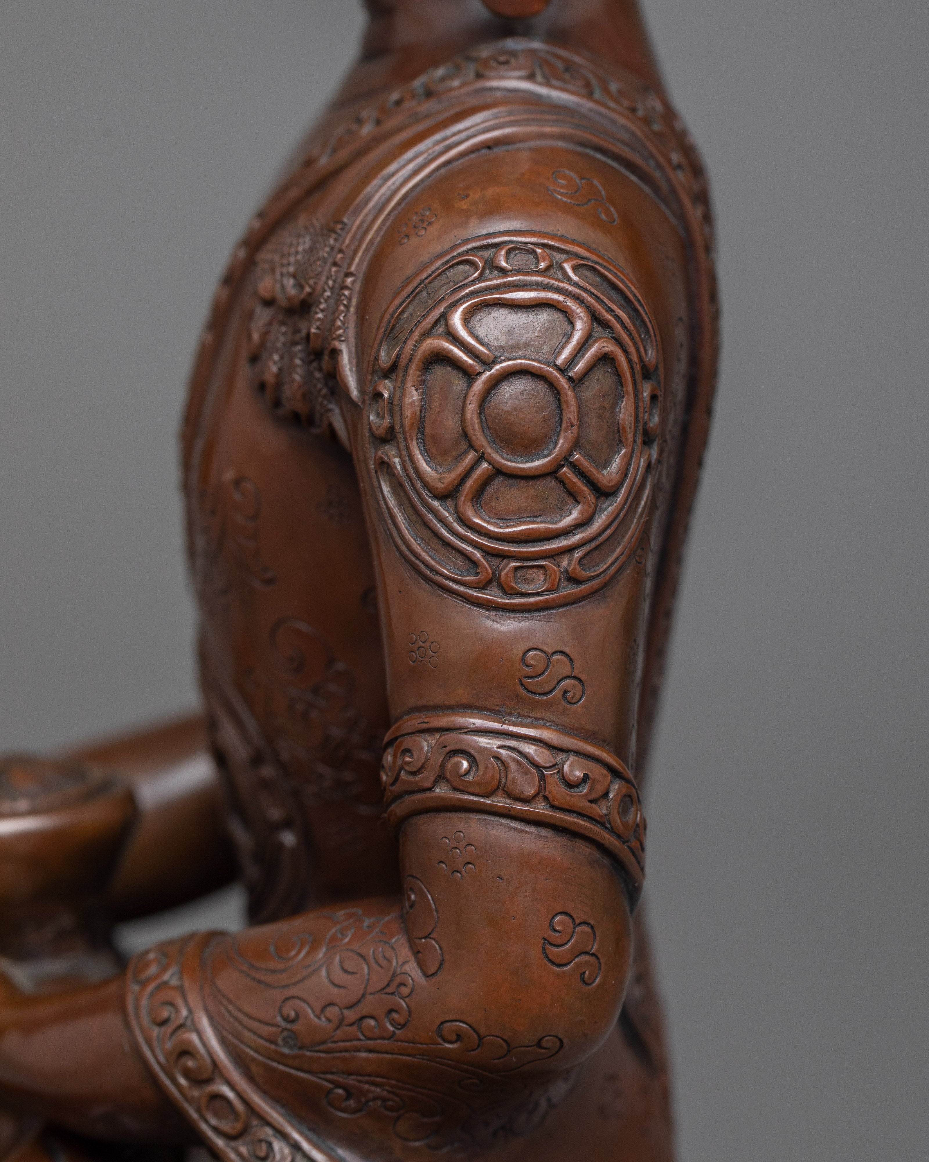 Shakyamuni Buddha Oxidized Copper Statue | Serenity in Art | Himalayan Artwork