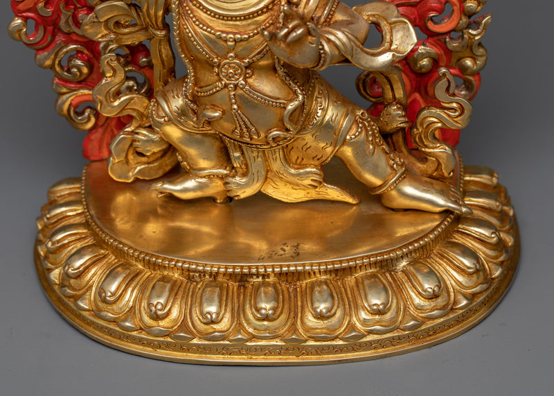 Discover the Majestic Bodhisattva Vajrapani Sculpture | A Beacon of Spiritual Power