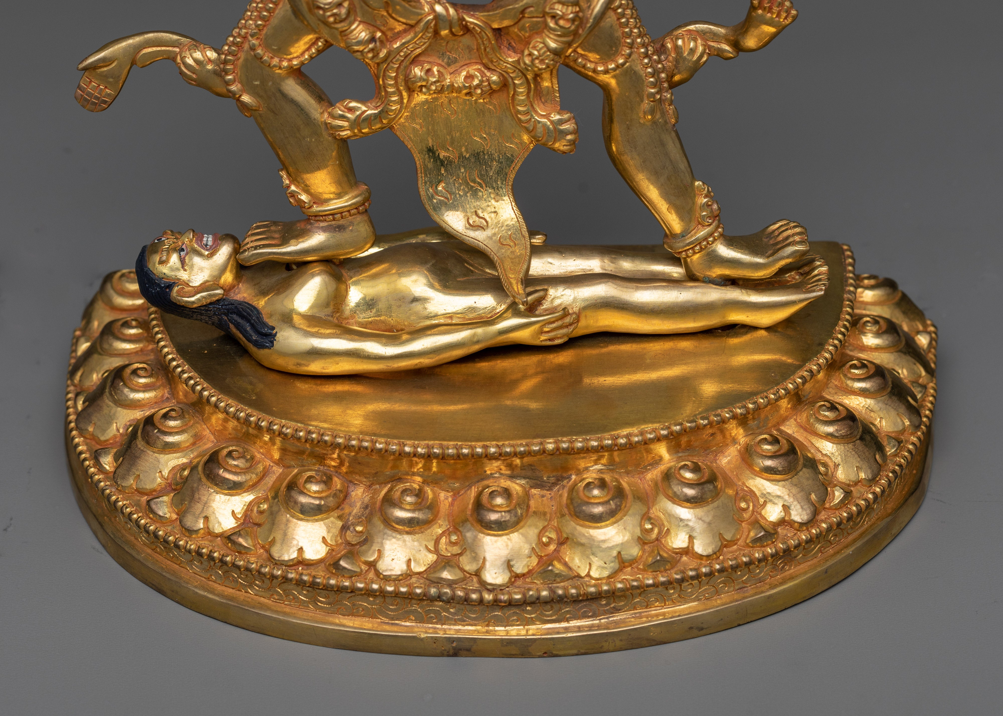 Tara Ekajati Statue in 24K Gold | Symbol of Singular Power and Protection