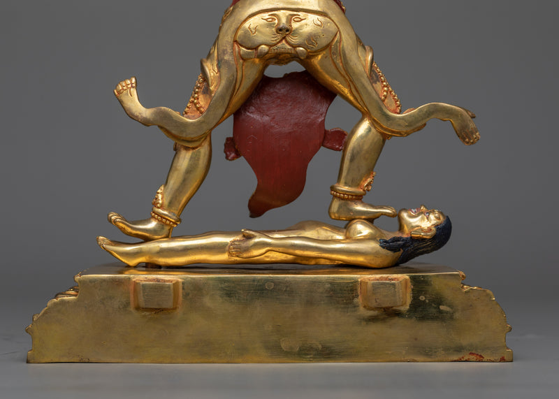 Tara Ekajati Statue in 24K Gold | Symbol of Singular Power and Protection