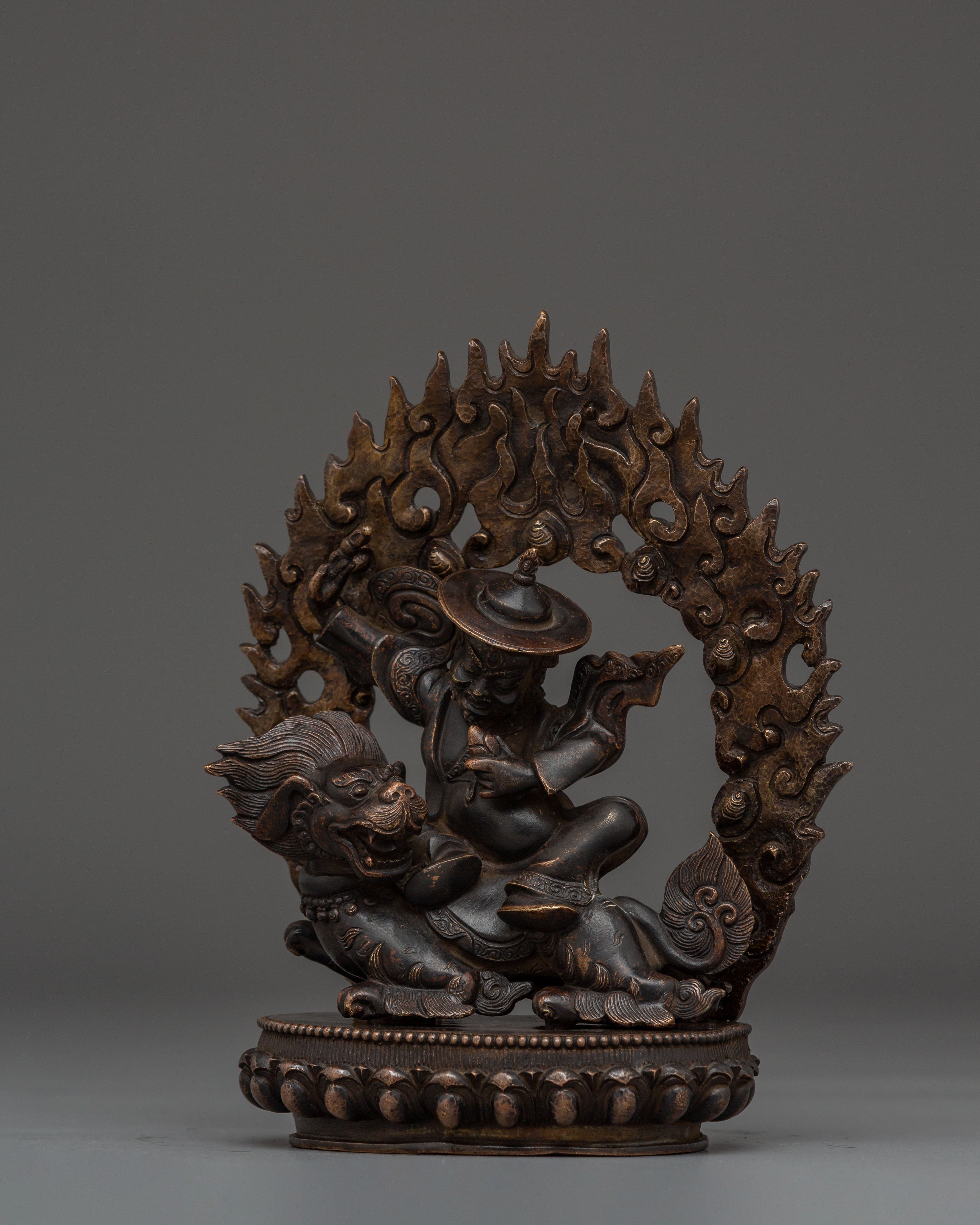 Statue of Protector Dorje Legpa | Wrathful Dharma Guardian