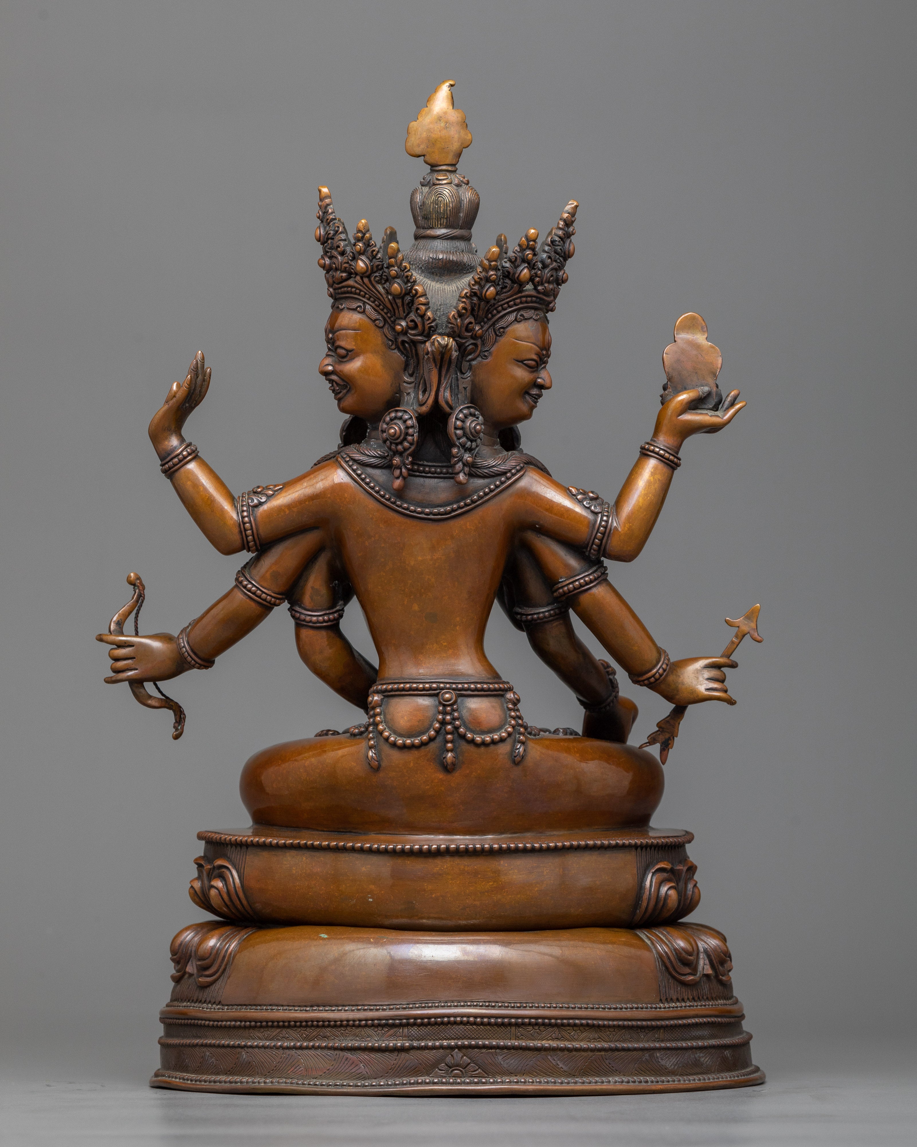ushnishavijaya-oxidized statue