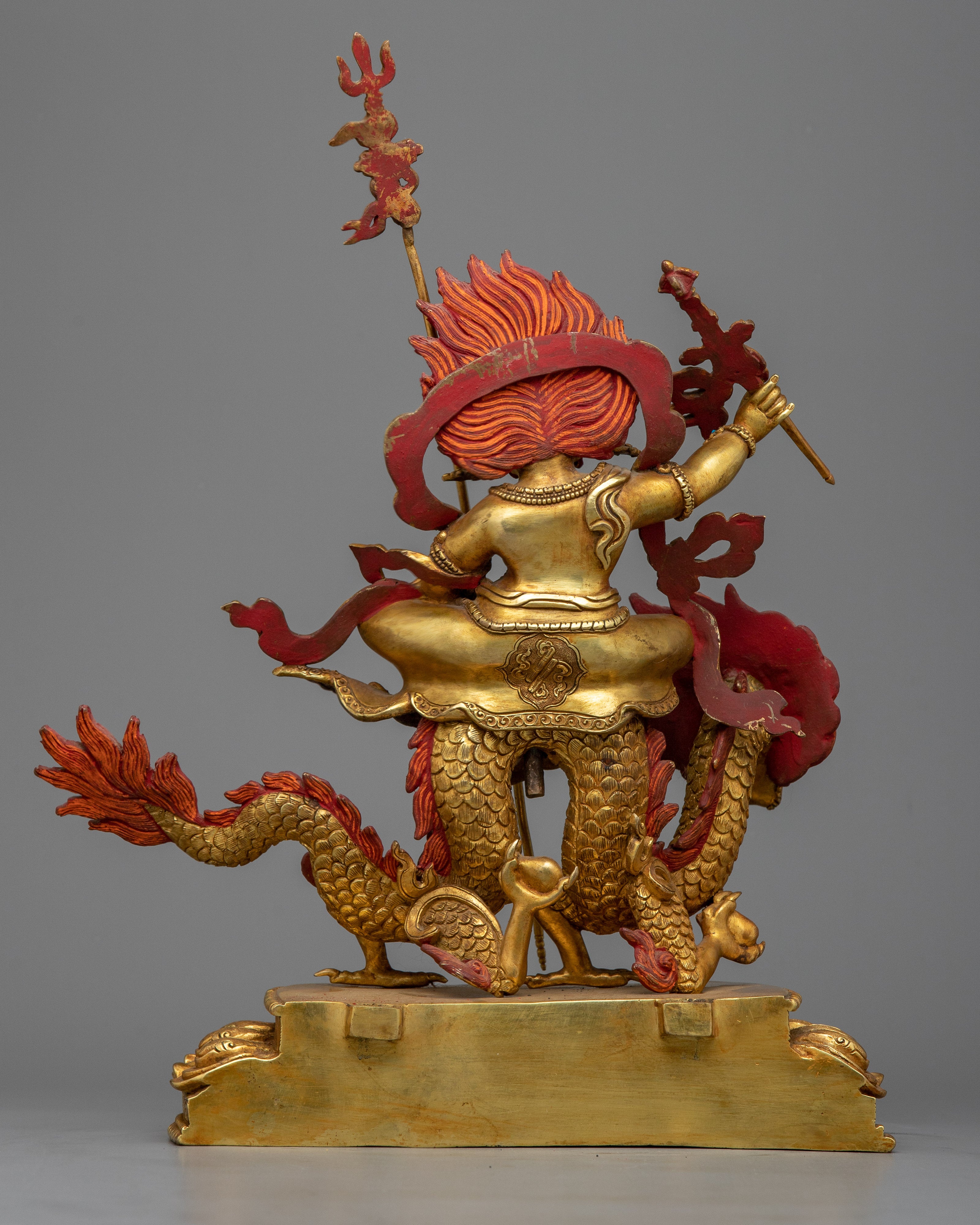 white-dzambhala-on dragon