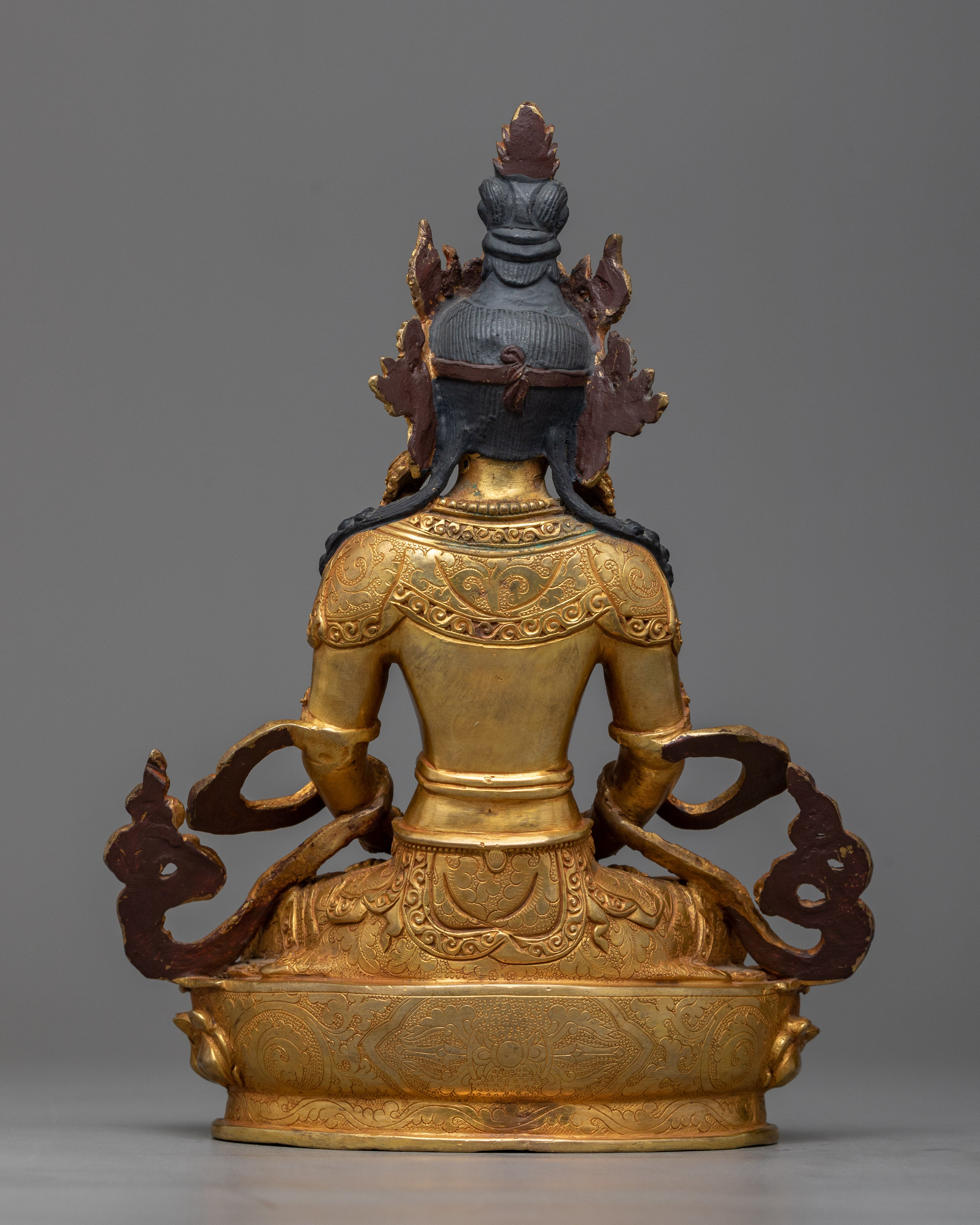 Amitayus Longevity Deity Statue | A Gleaming Symbol of Enduring Life