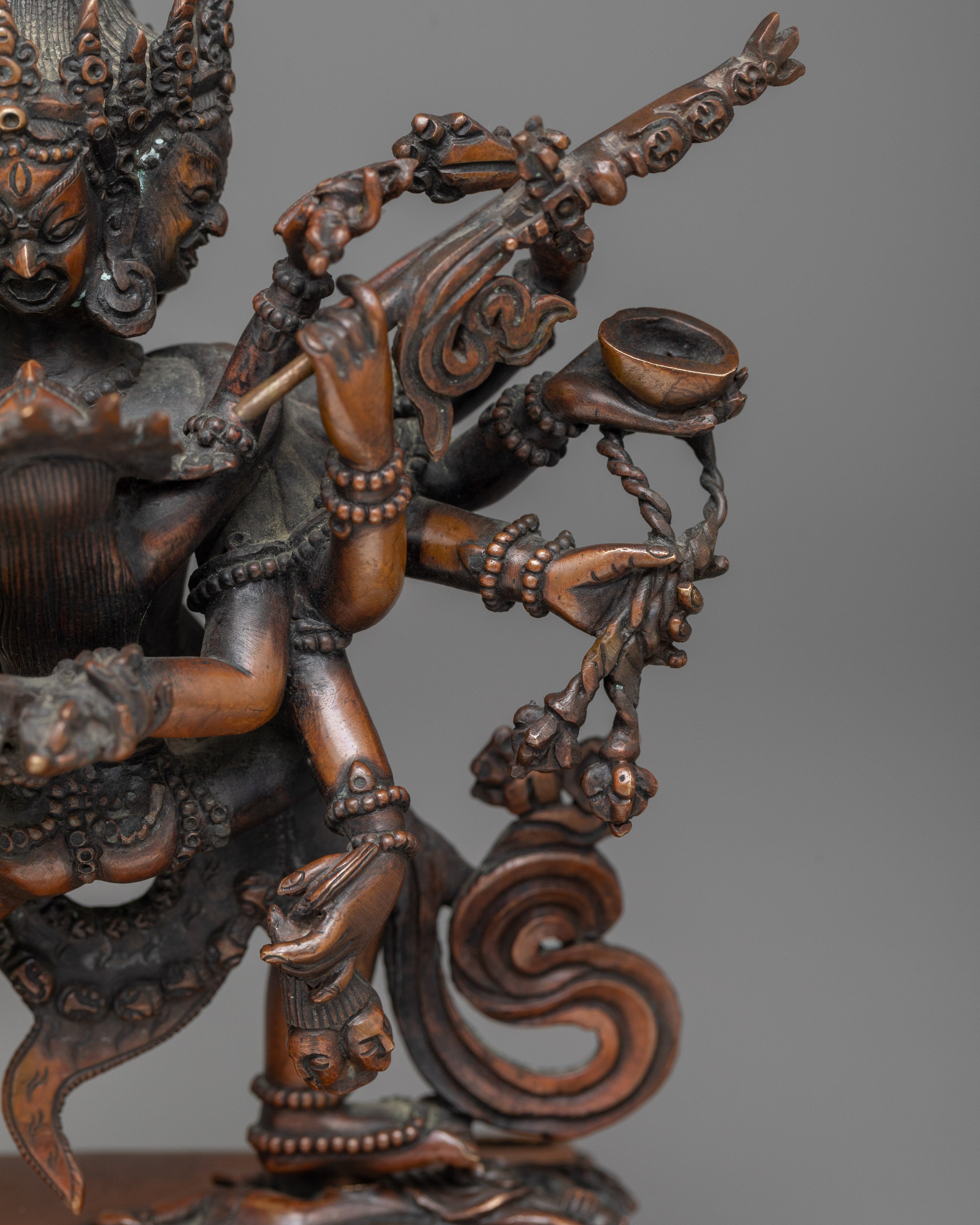 Sambhara Statue | A Symbol of Tantric Power in Oxidized Copper