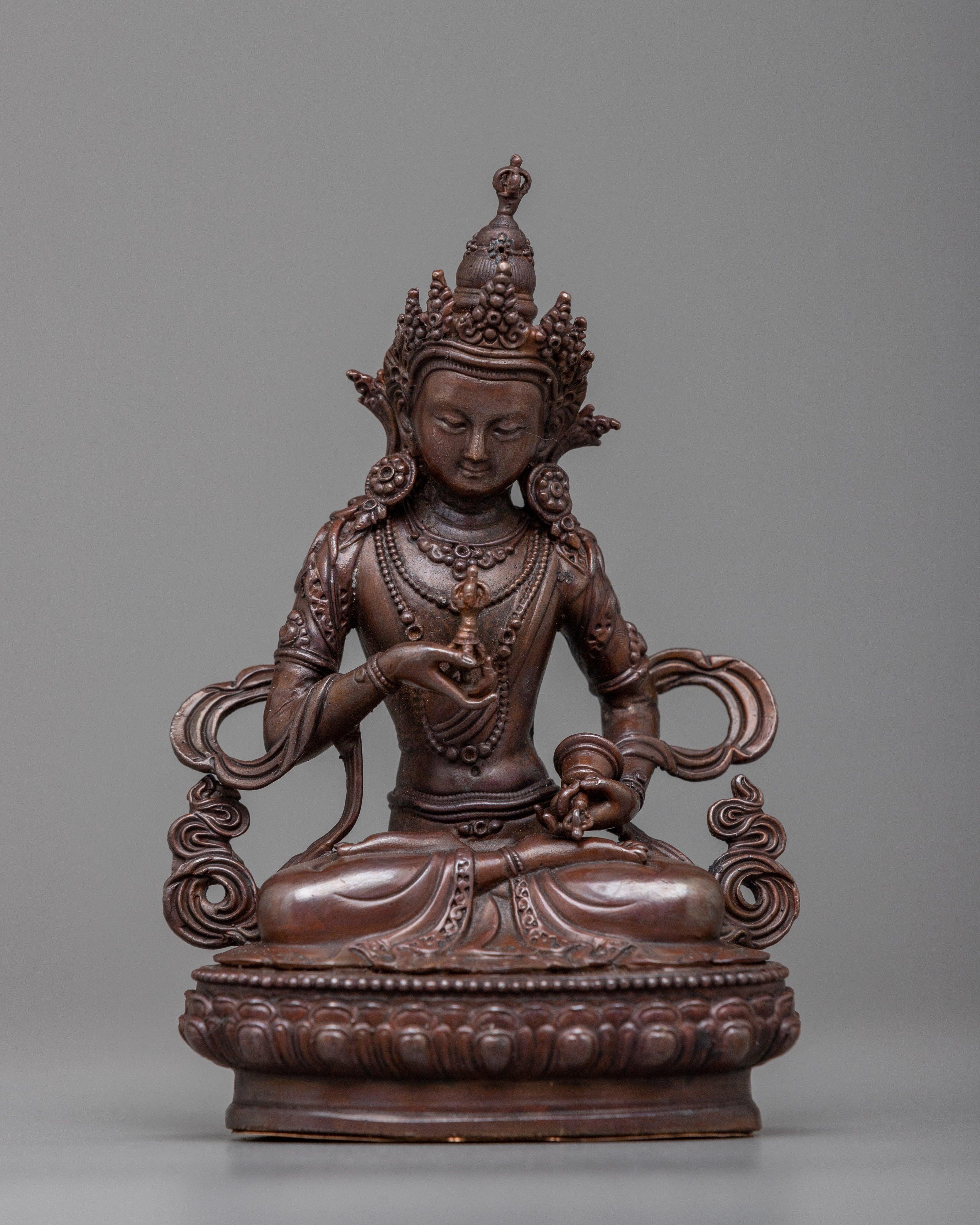 Machine-Made Bodhisattva Set | A Collection of Oxidized Copper Icons of Enlightenment