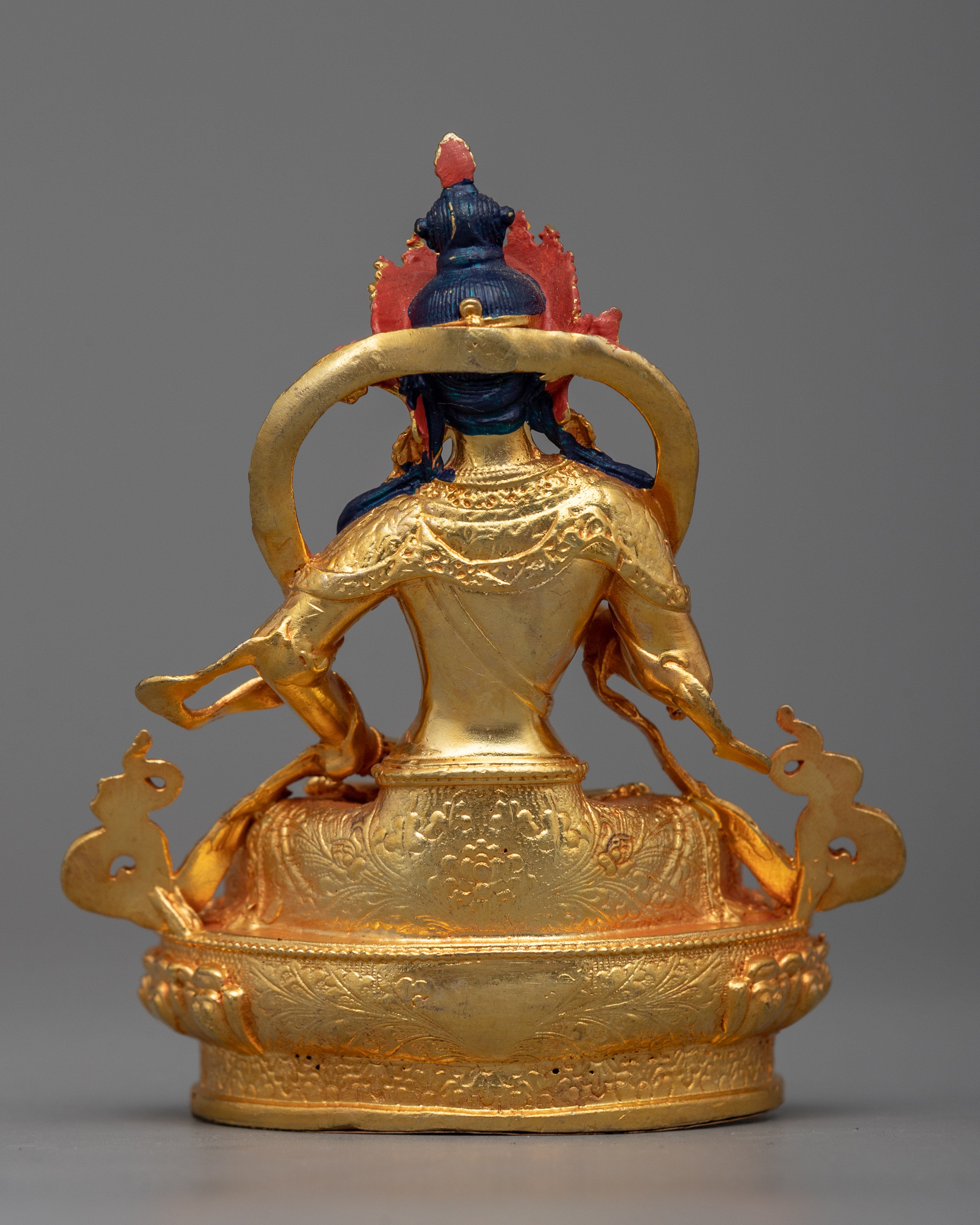 Electroplated Vajrasattva Statue | A 24K Gold Reflection of Purification and Wisdom