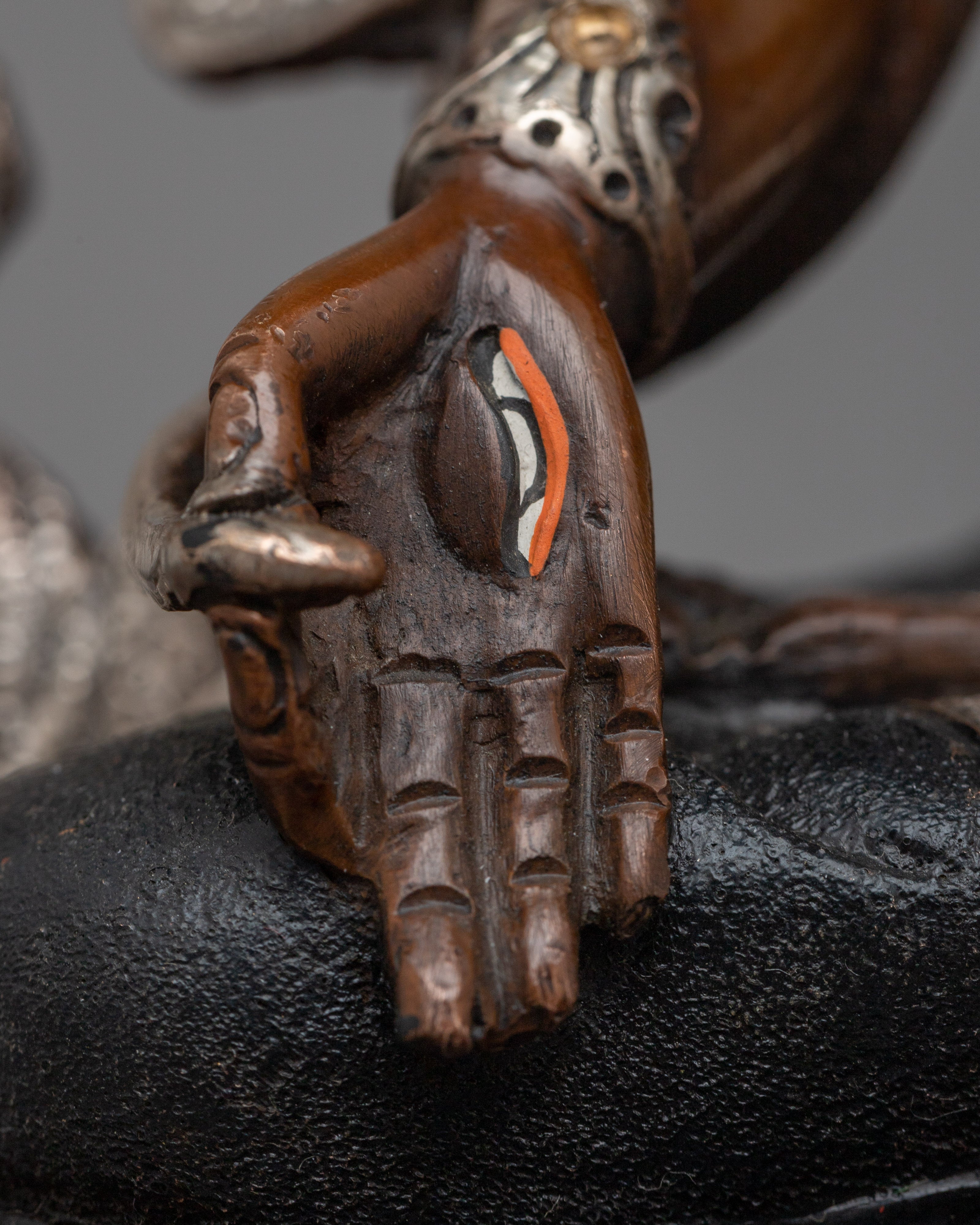 Graceful White Tara Statue | Lustrous Silver Plated Elegance