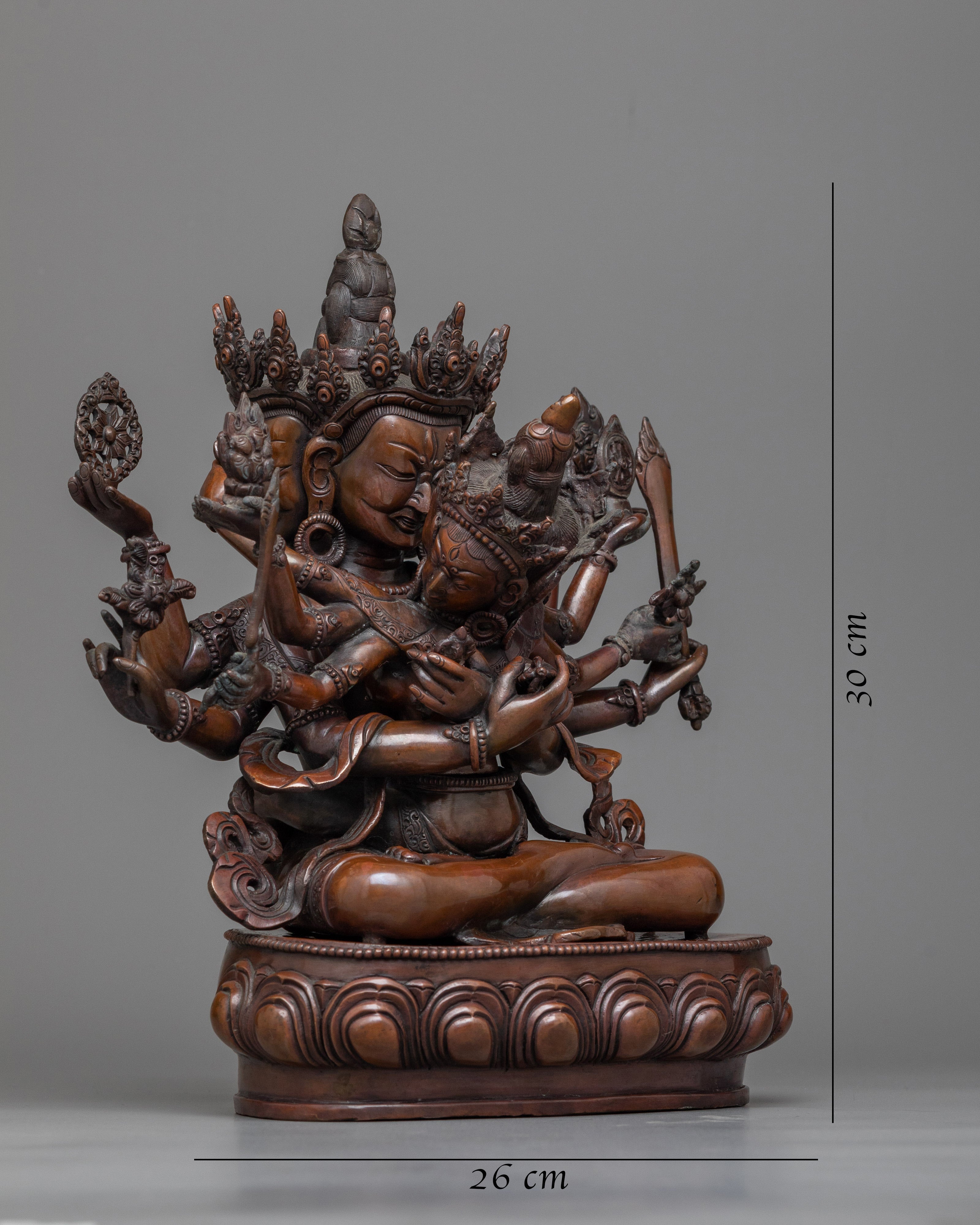 Guhyasamaja Akshobyavajra statue