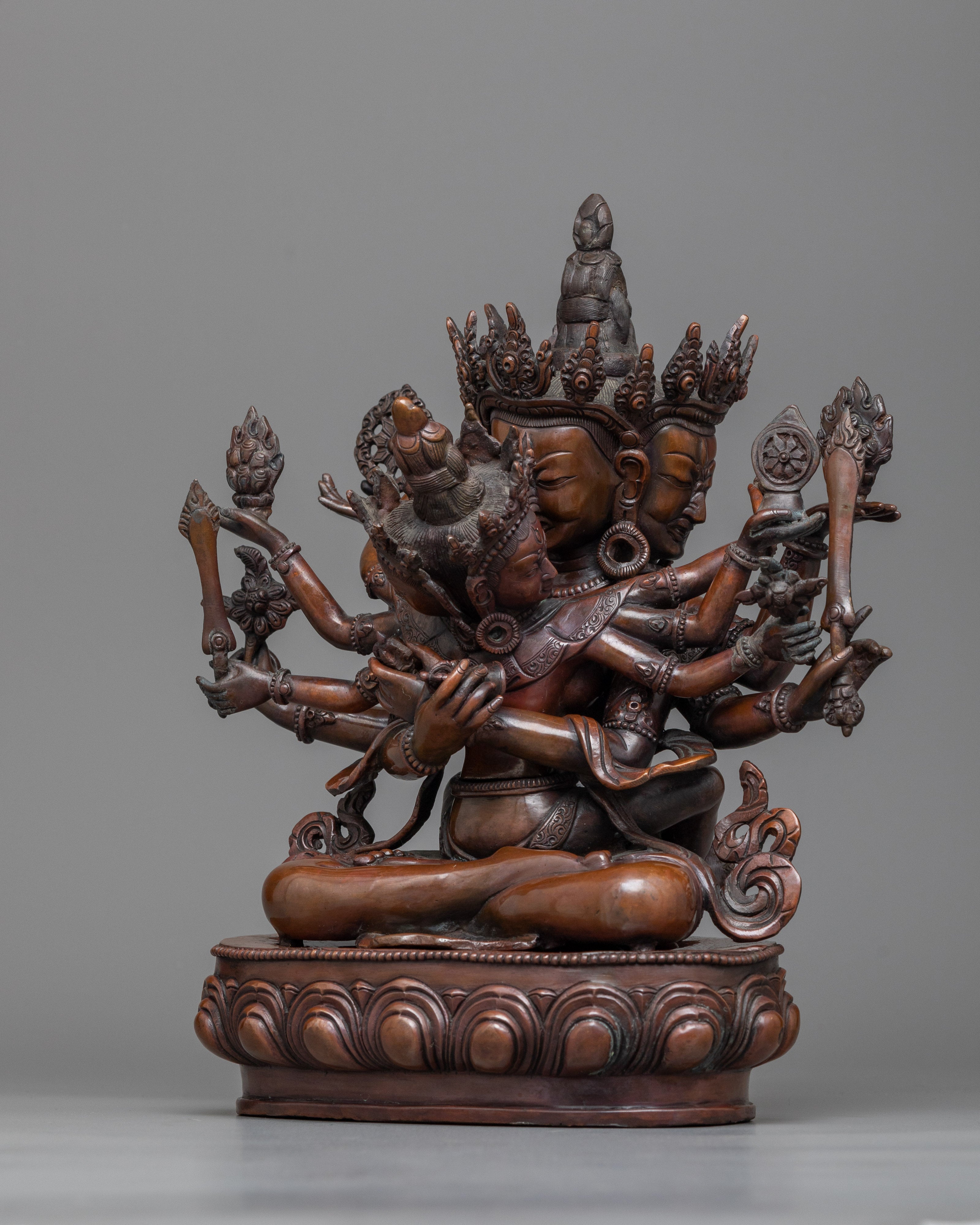 Guhyasamaja Akshobyavajra statue