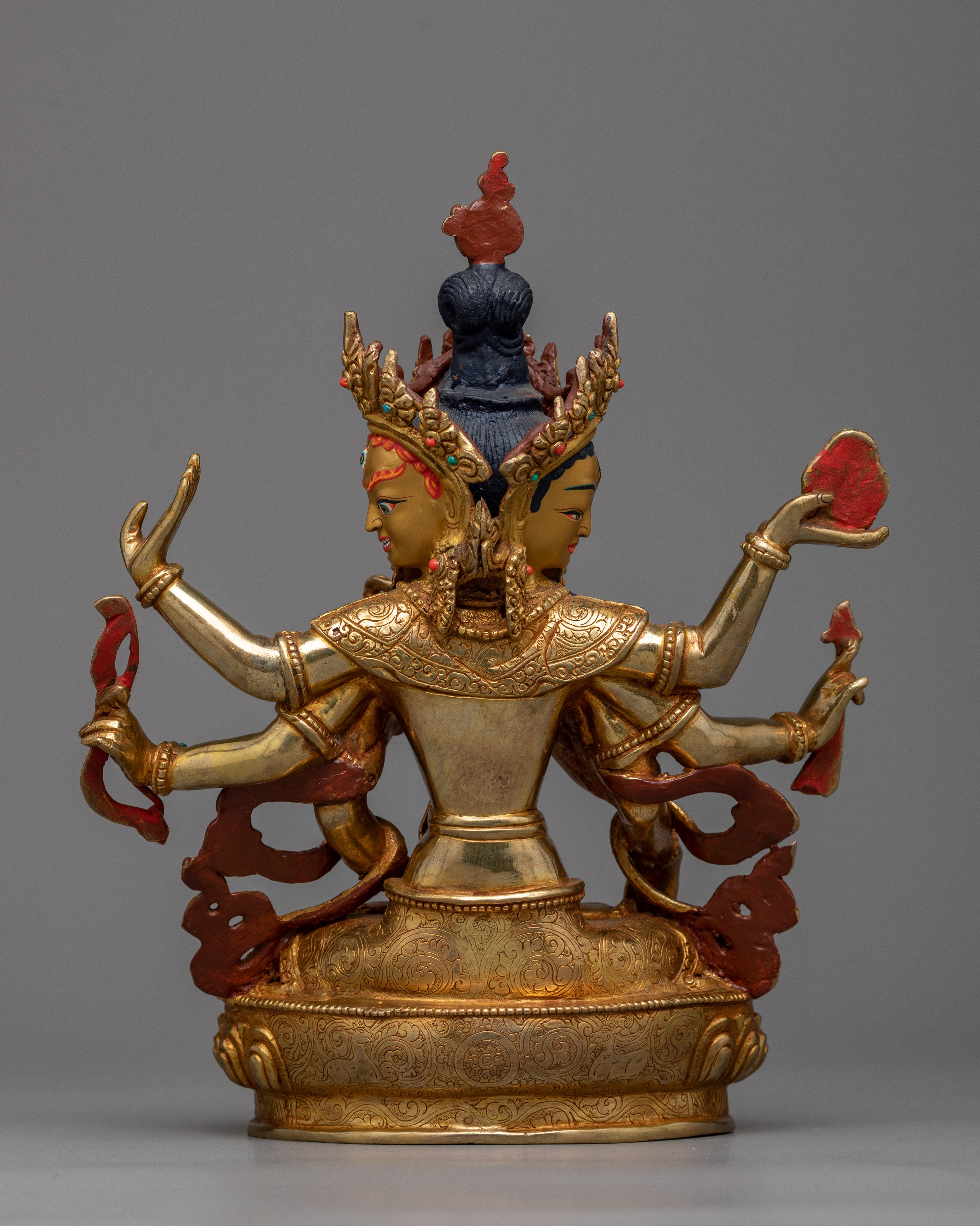 Namgyalma Copper Statue | 24K Gold Gilded Figure of Victory Over Samsara