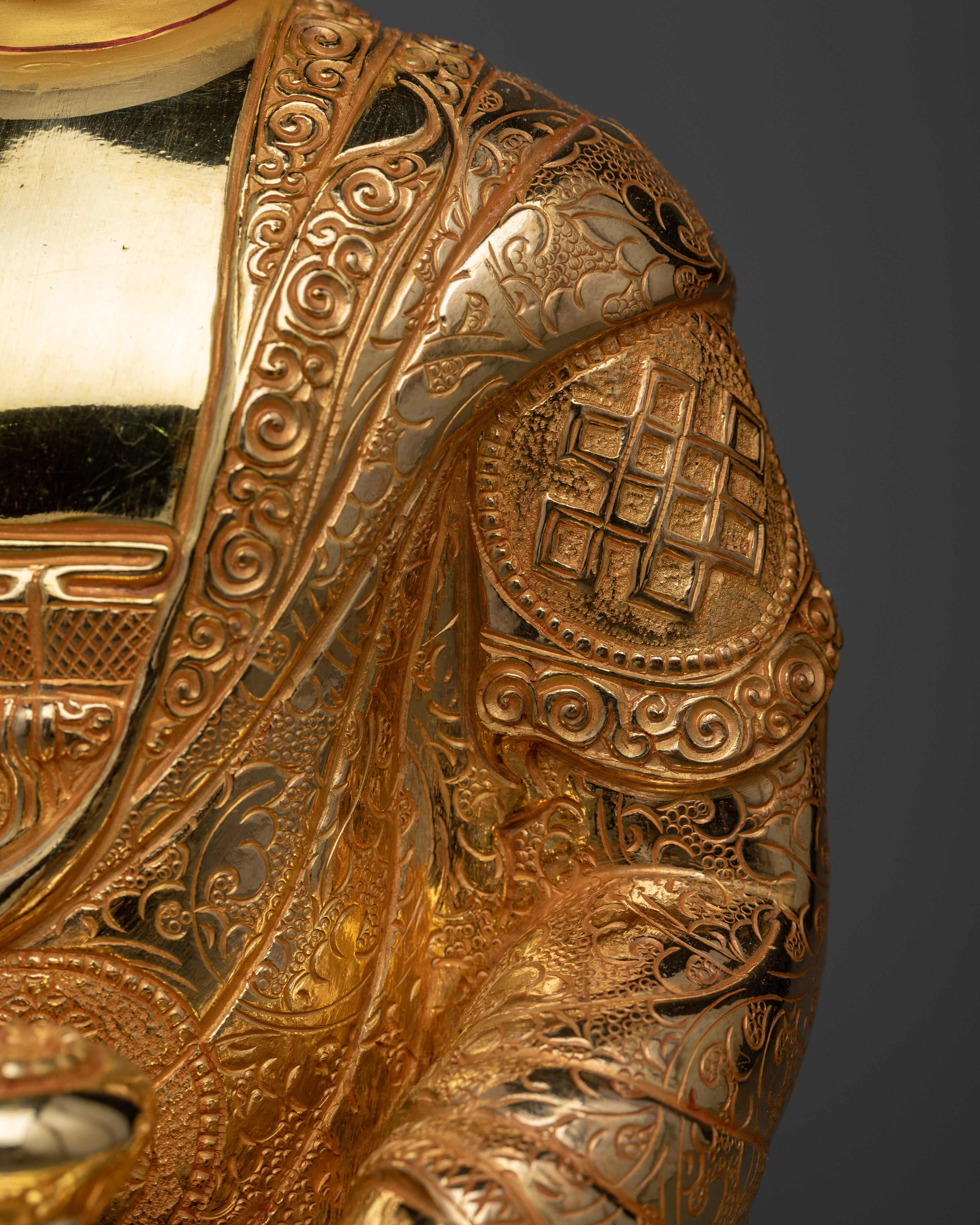 Beautiful Buddha Amitabha Statue | 24K Gold Gilded Vision of Infinite Light