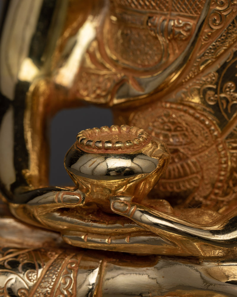 Beautiful Buddha Amitabha Statue | 24K Gold Gilded Vision of Infinite Light