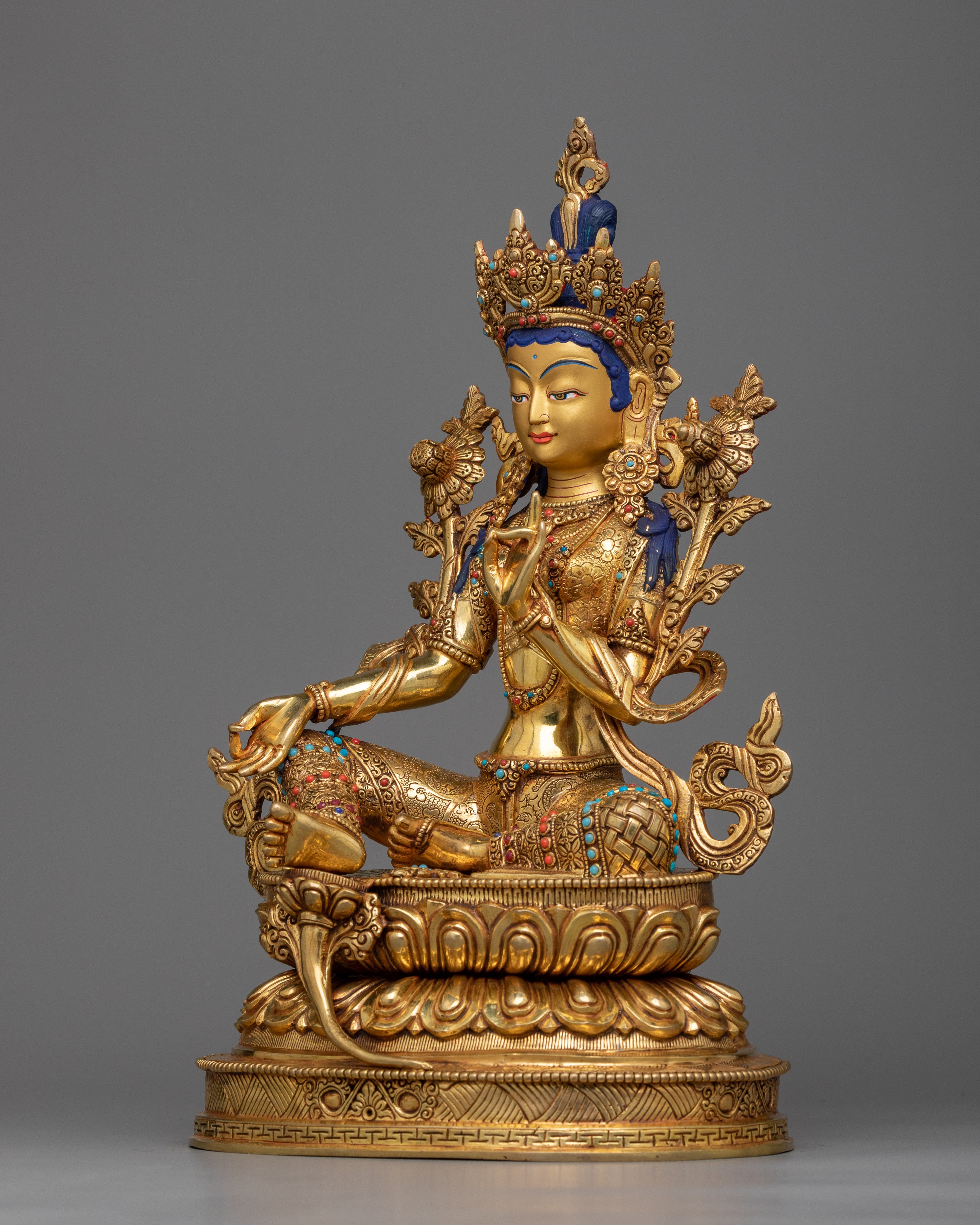 Buddhism green-tara Sculpture