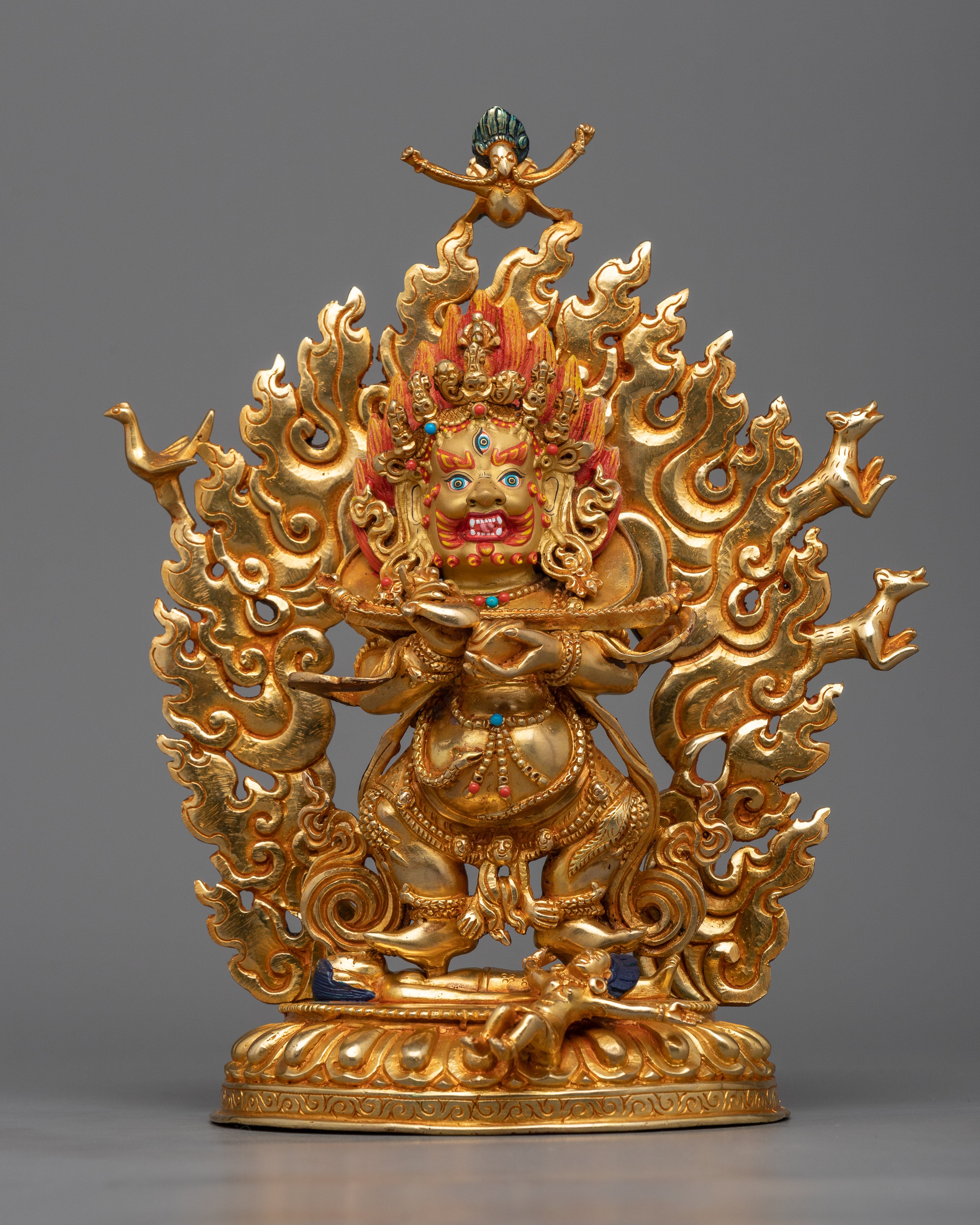 shakya-mahakala copper sculpture