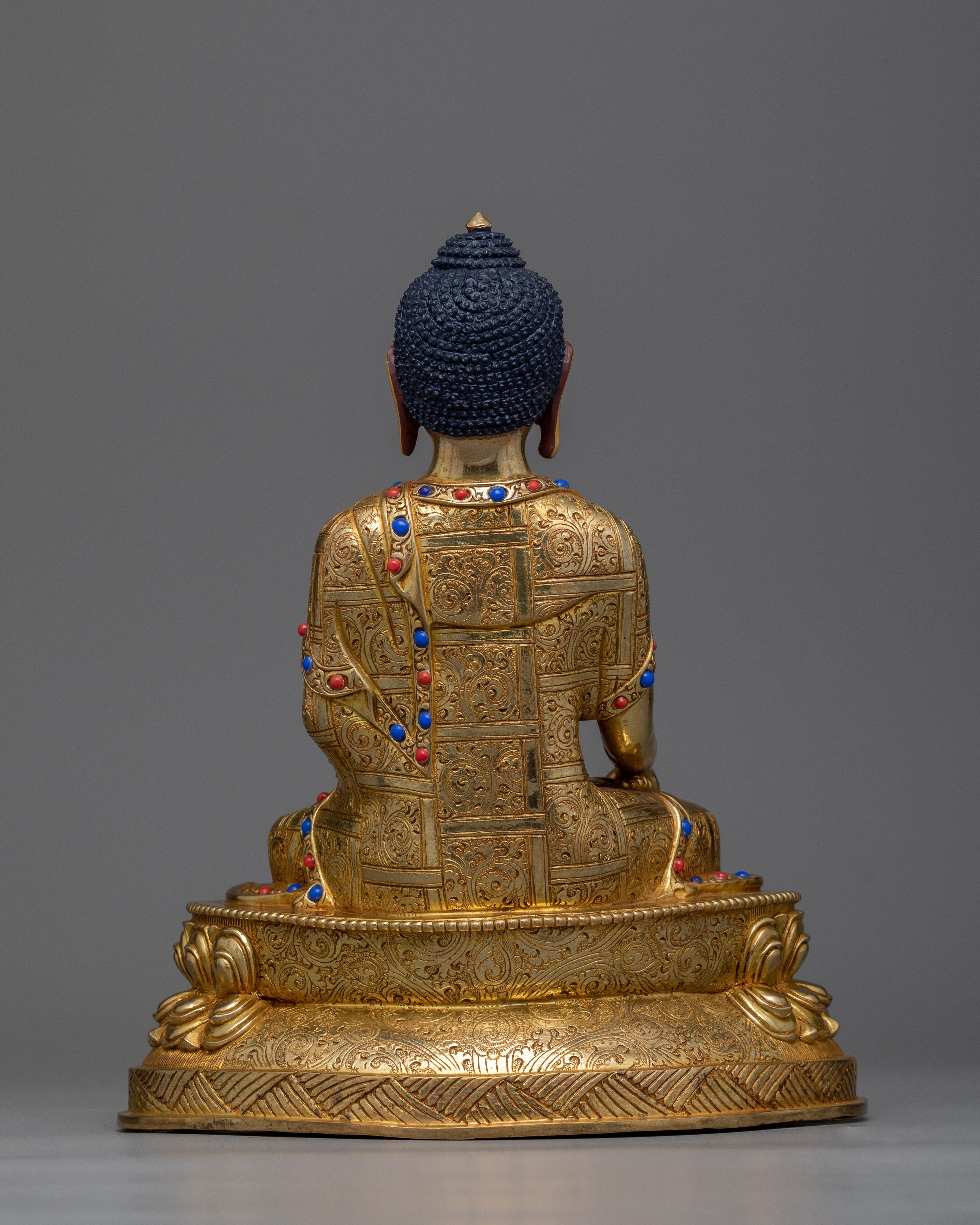 Buddha Shakyamuni Gilt Sculpture | Embodiment of Enlightenment
