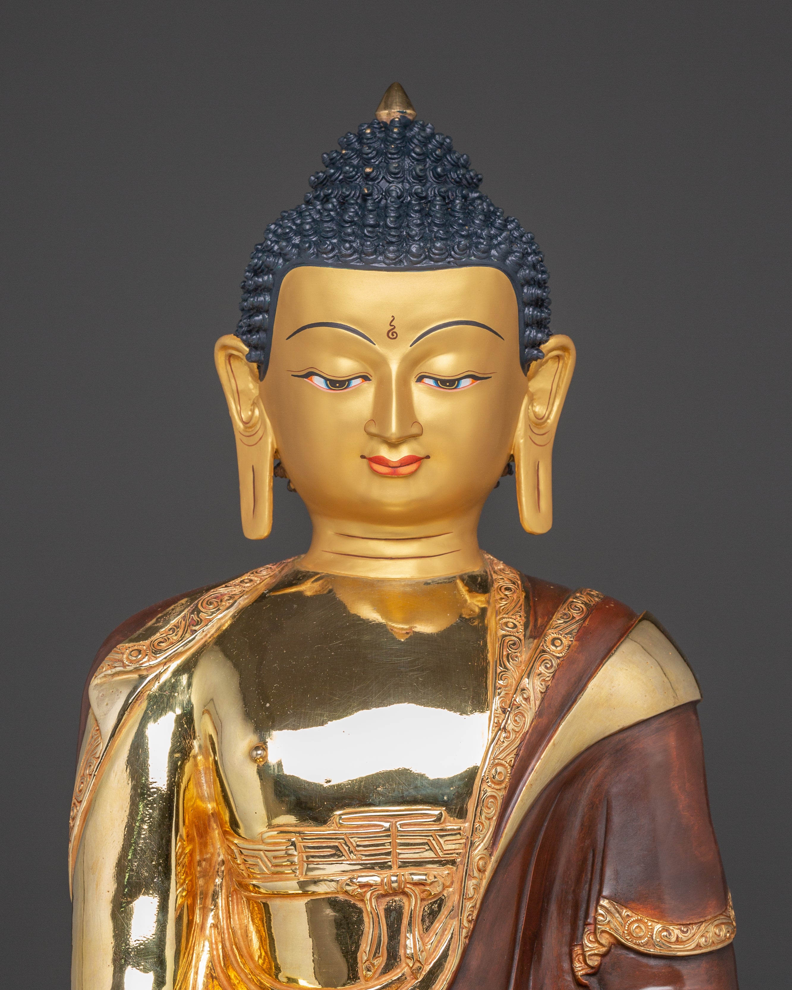 Handcrafted Sculpture of Buddha Shakyamuni | Historical Buddha