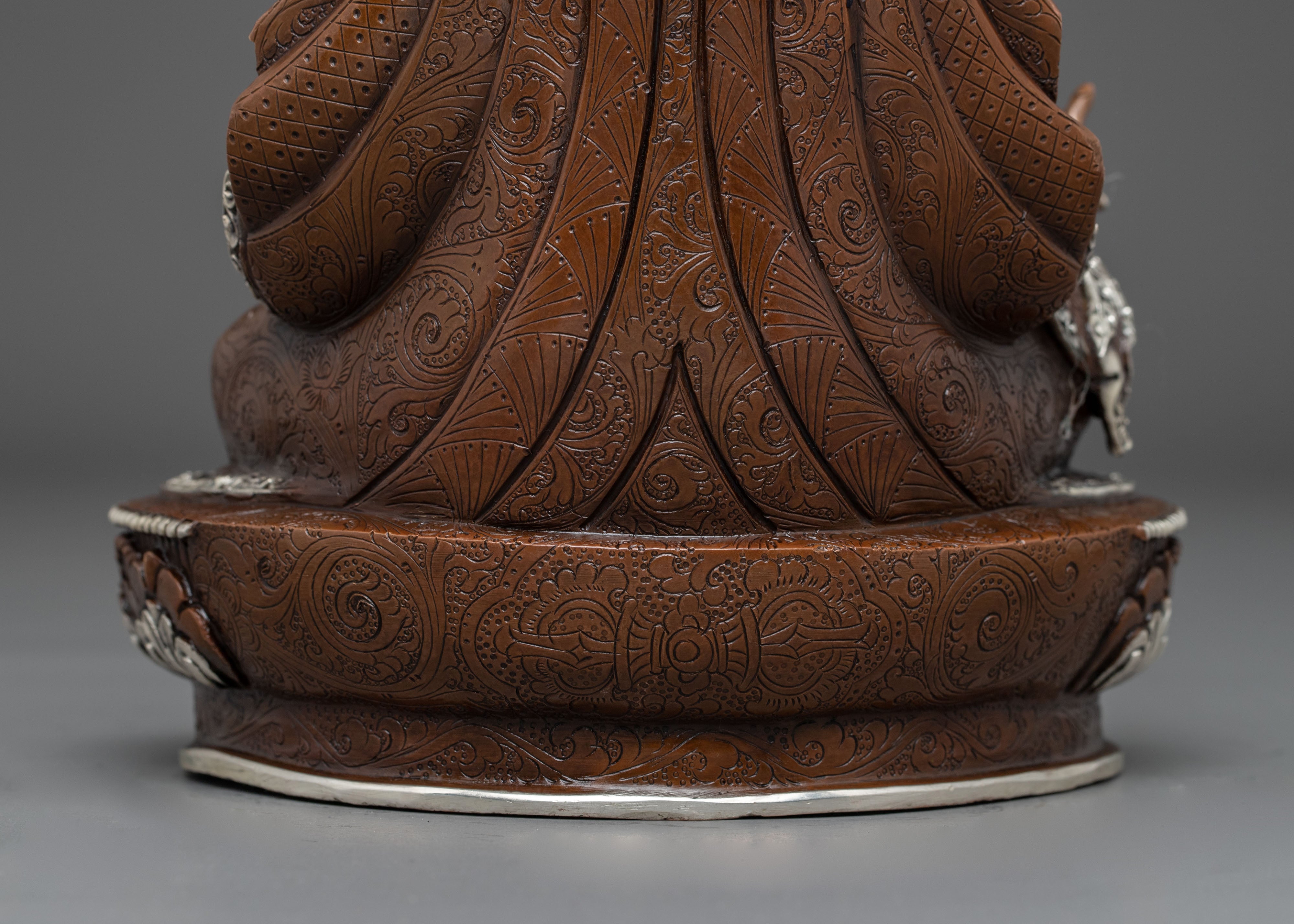 Handmade Statue of Guru Padmasambhava | Precious Guru of Vajrayana