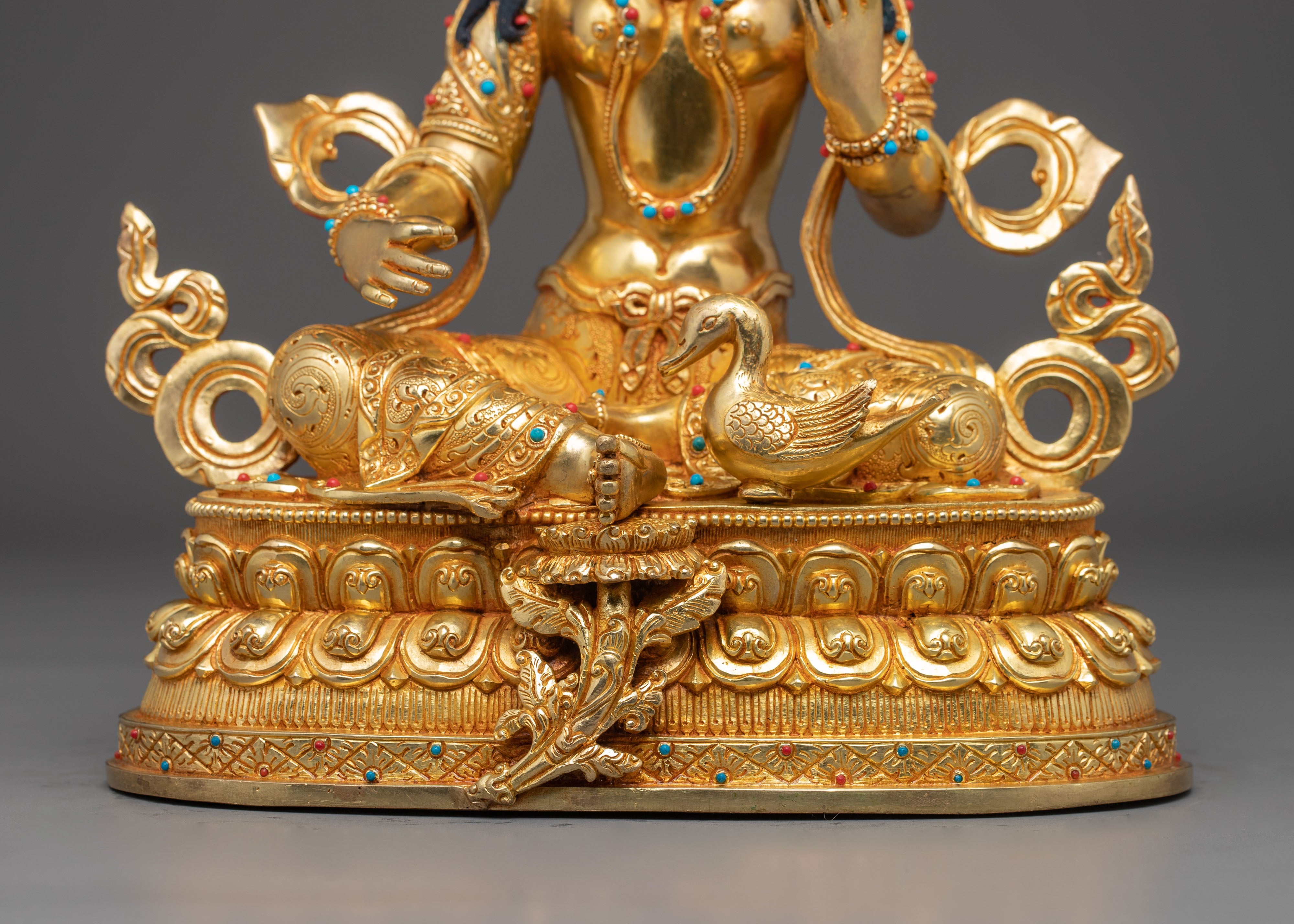 Handmade Saraswati Statue, Goddess of Wisdom | Nepali Handcrafted Icon