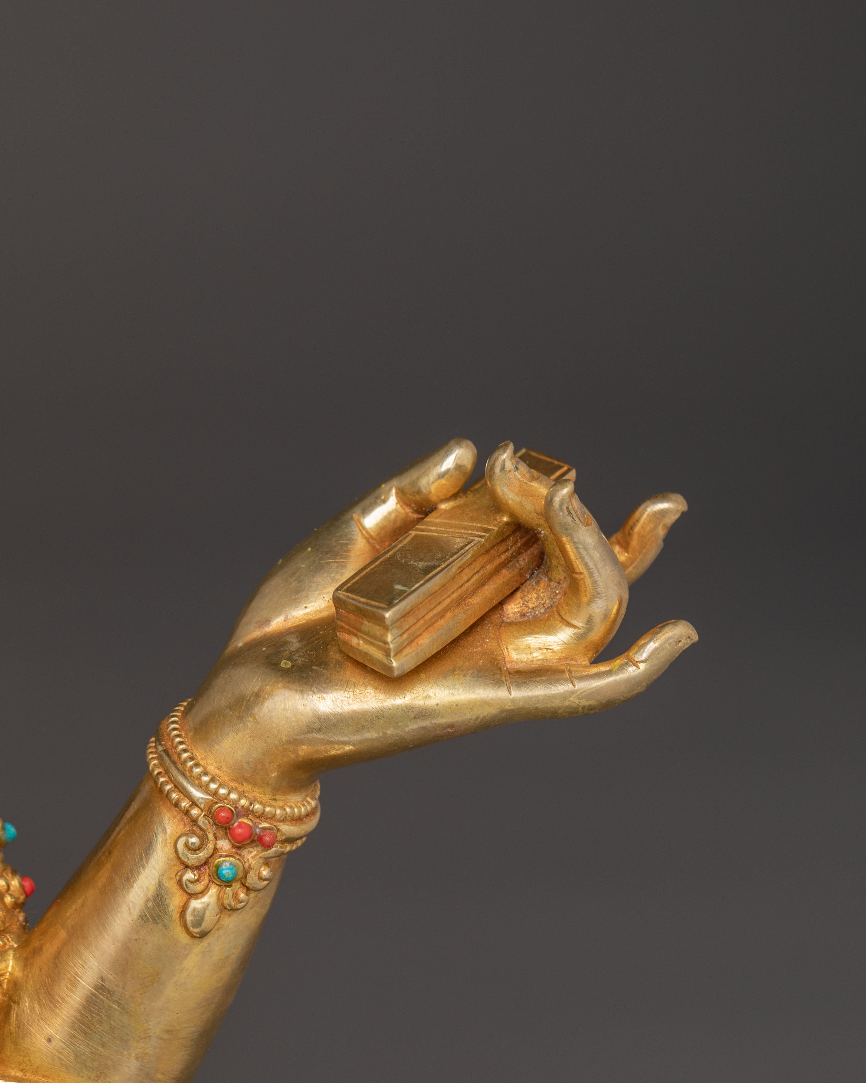 Handmade Prajna Paramita Statue | Copper Tibetan Goddess Sculpture