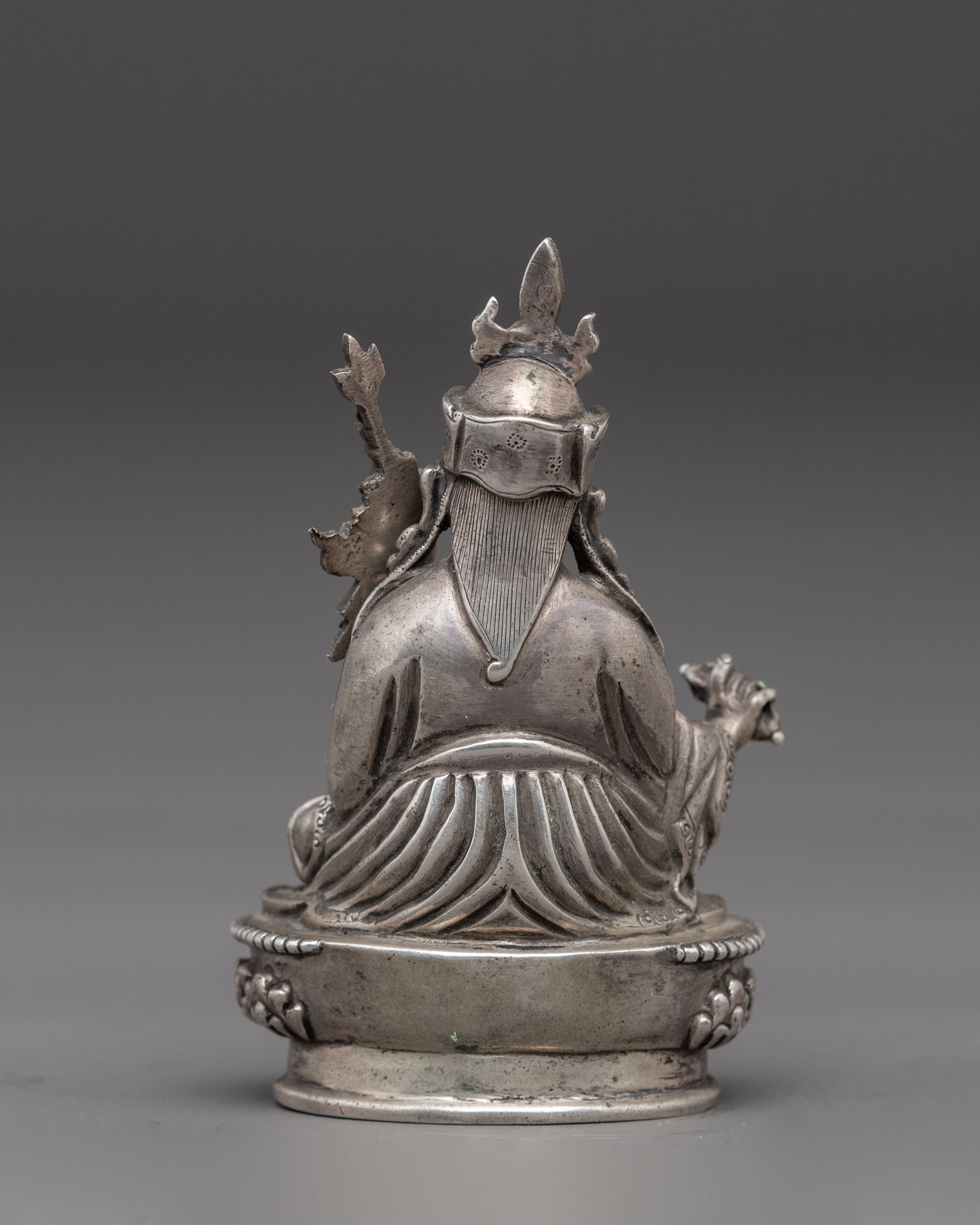 Silver Statue of Padmasambhava | Tantric Master