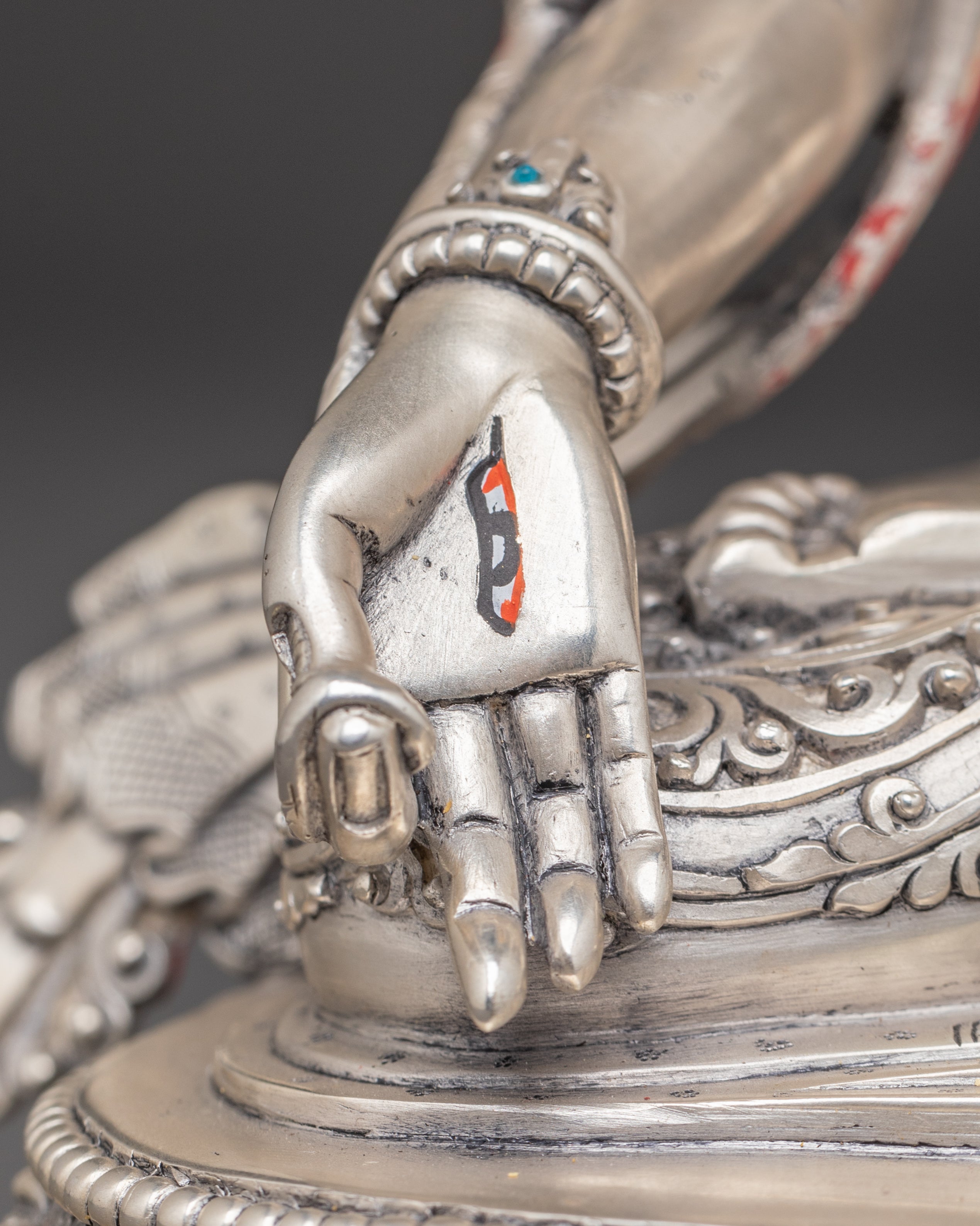 Silver Sita Tara Handmade Statue | Tibetan Buddhist Art