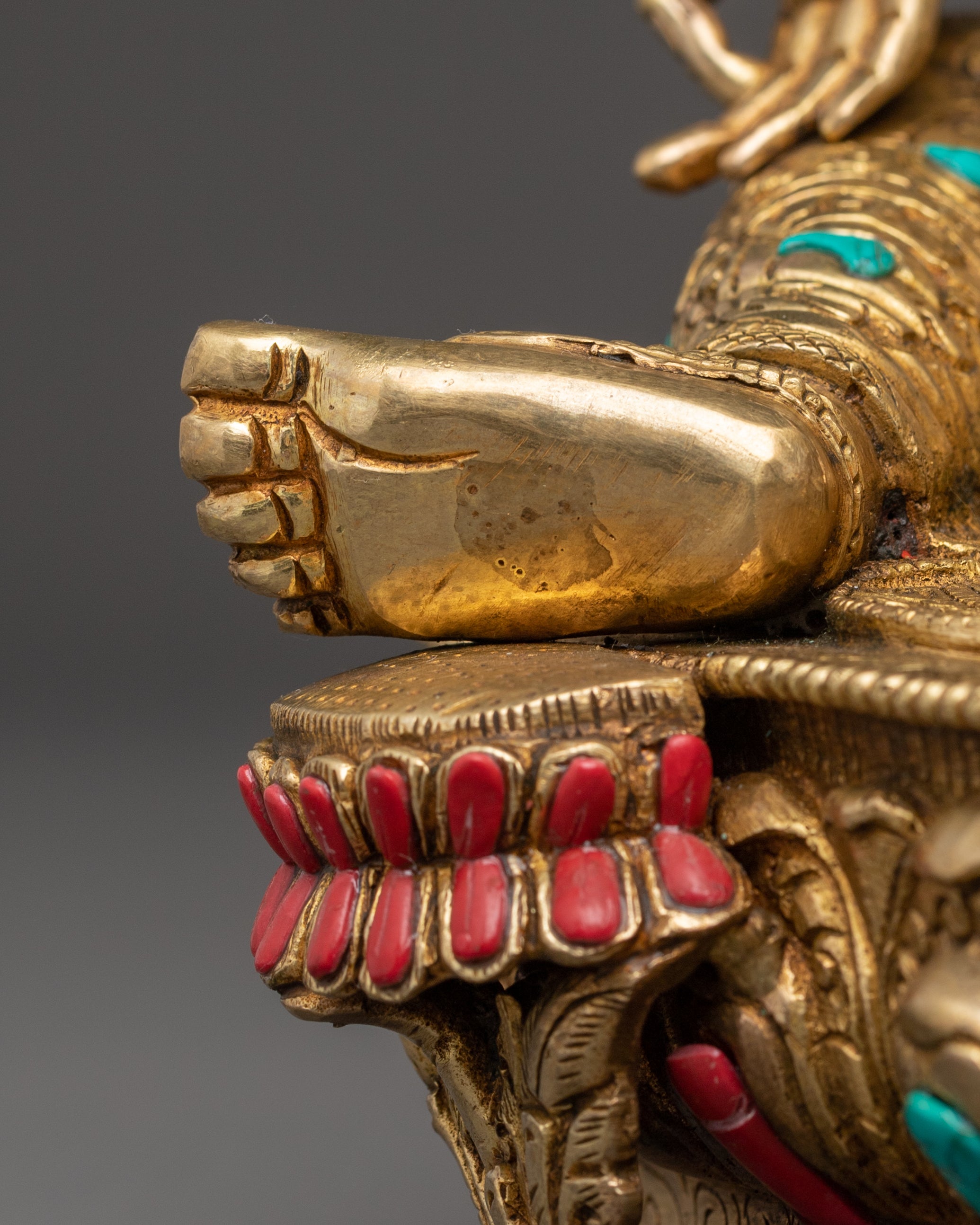 Statue of Mother Green Tara, Symbol of Compassion | Nepali Handmade Icon