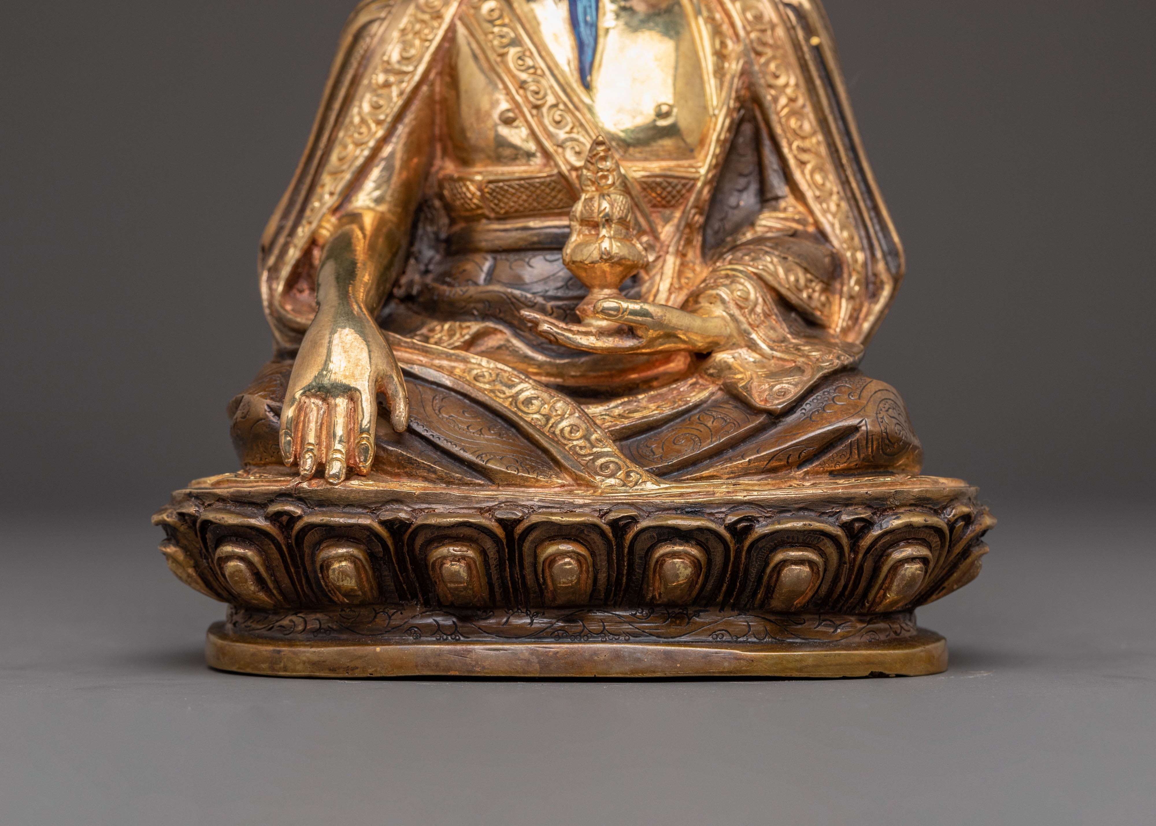 Handmade Statue of Guru Shapdum | Buddhist Master Sculpture