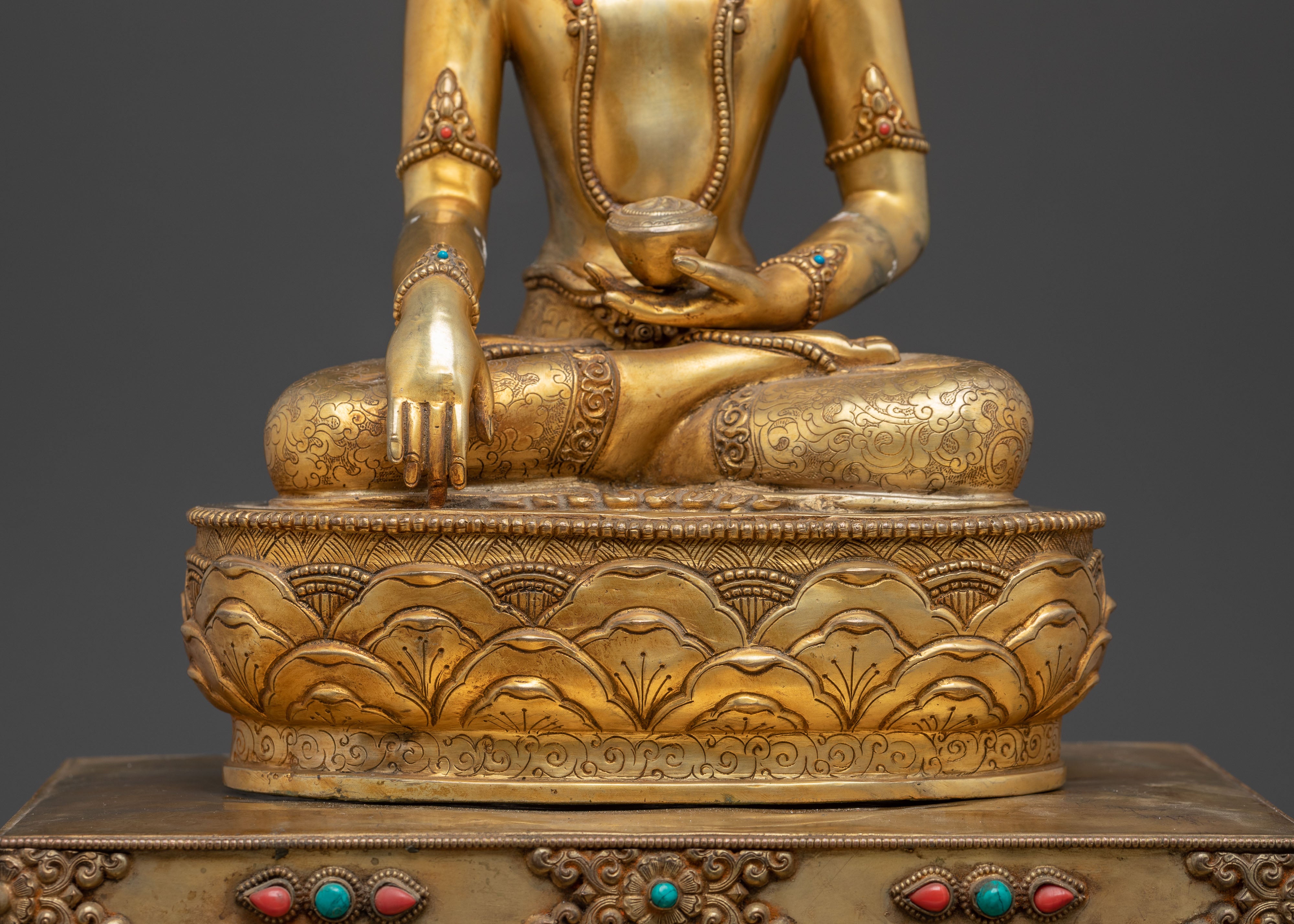 Handmade Gautama Buddha Sculpture Sage of the Shakyas | Himalayan Buddhist Statue