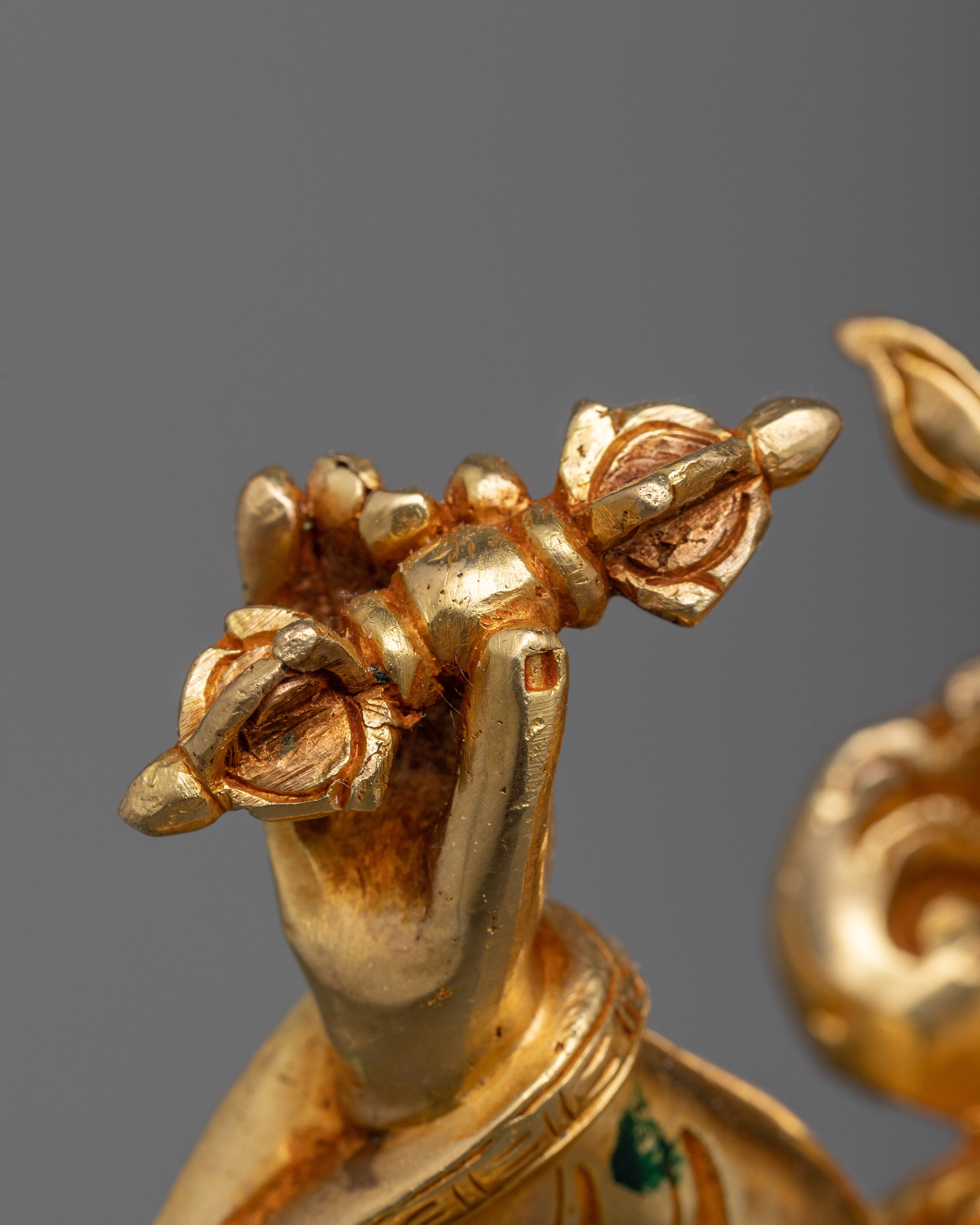 Mahakala Dorje Legpa Statue | 24K Gold Gilded Protector of the Dharma