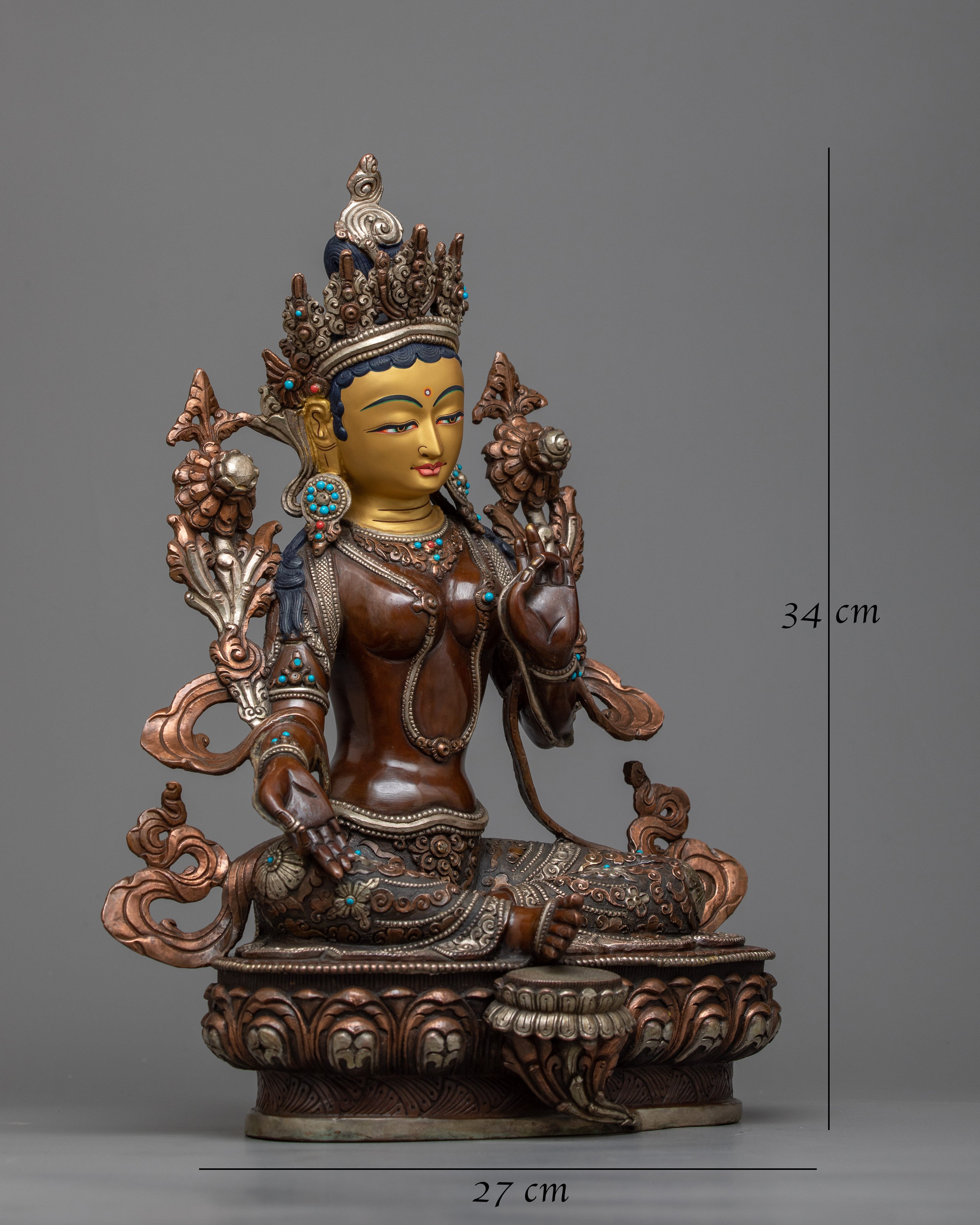 green-tara-sculpture