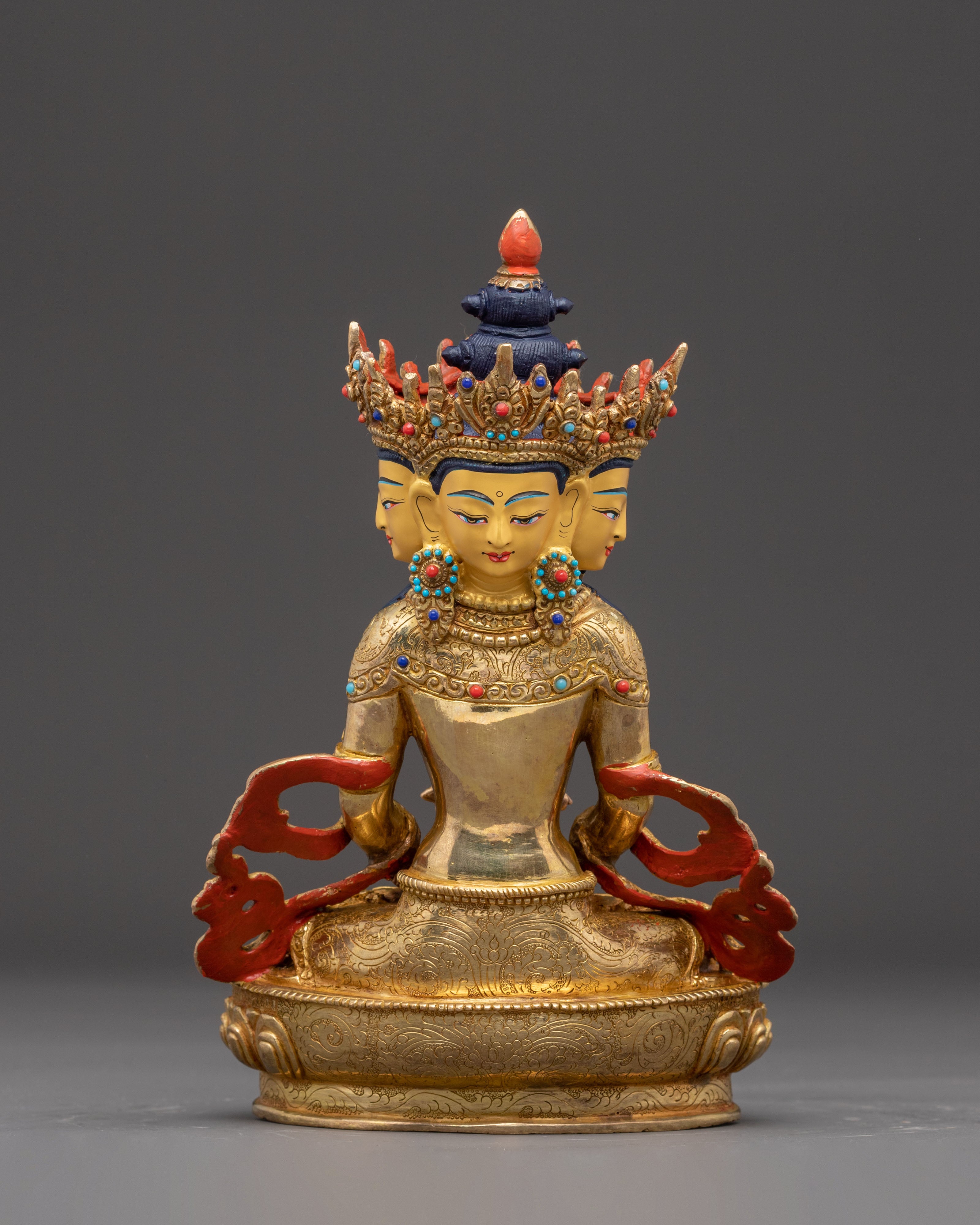 Handmade Vairocana Artwork: The Cosmic Buddha