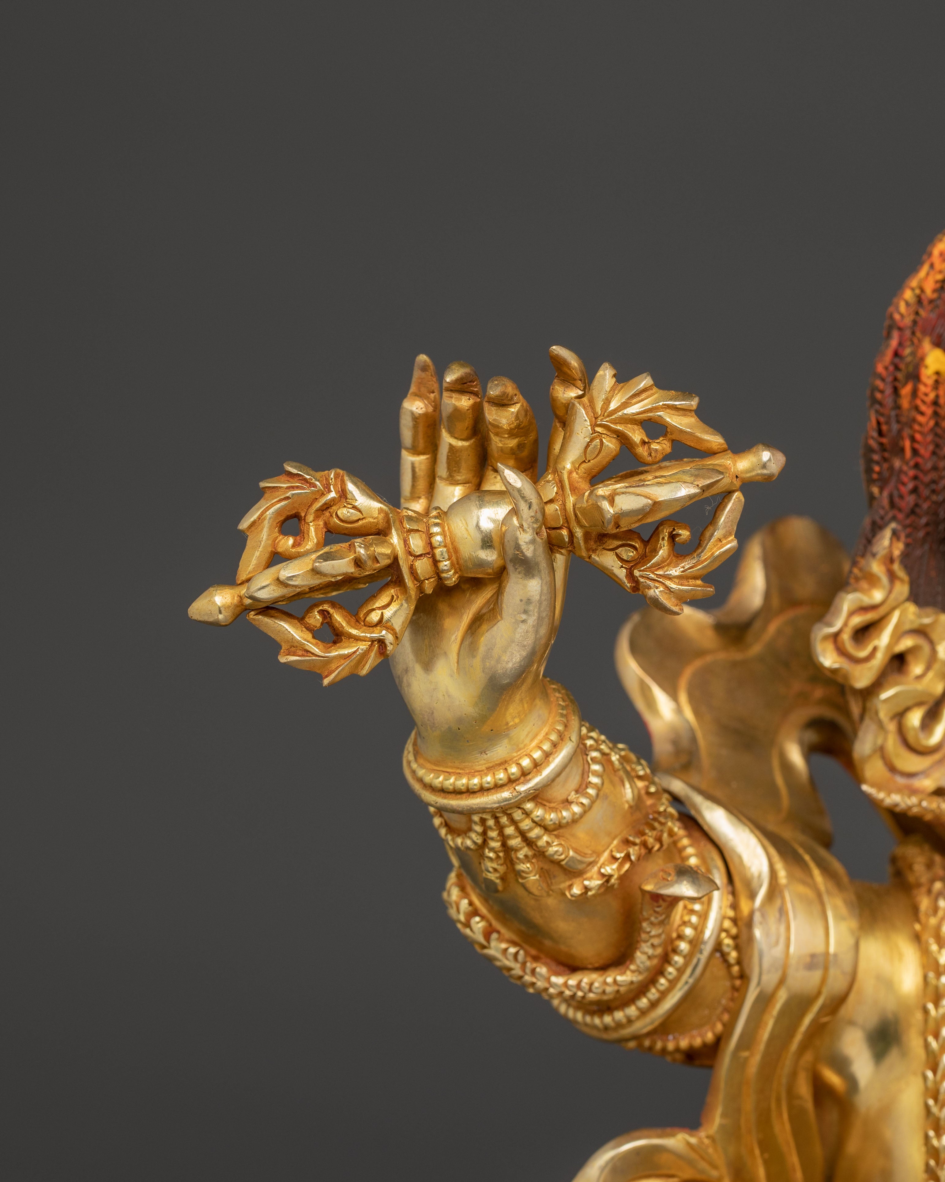 Handcrafted Statue of Bodhisattva Vajrapani | The Protector of Dharma