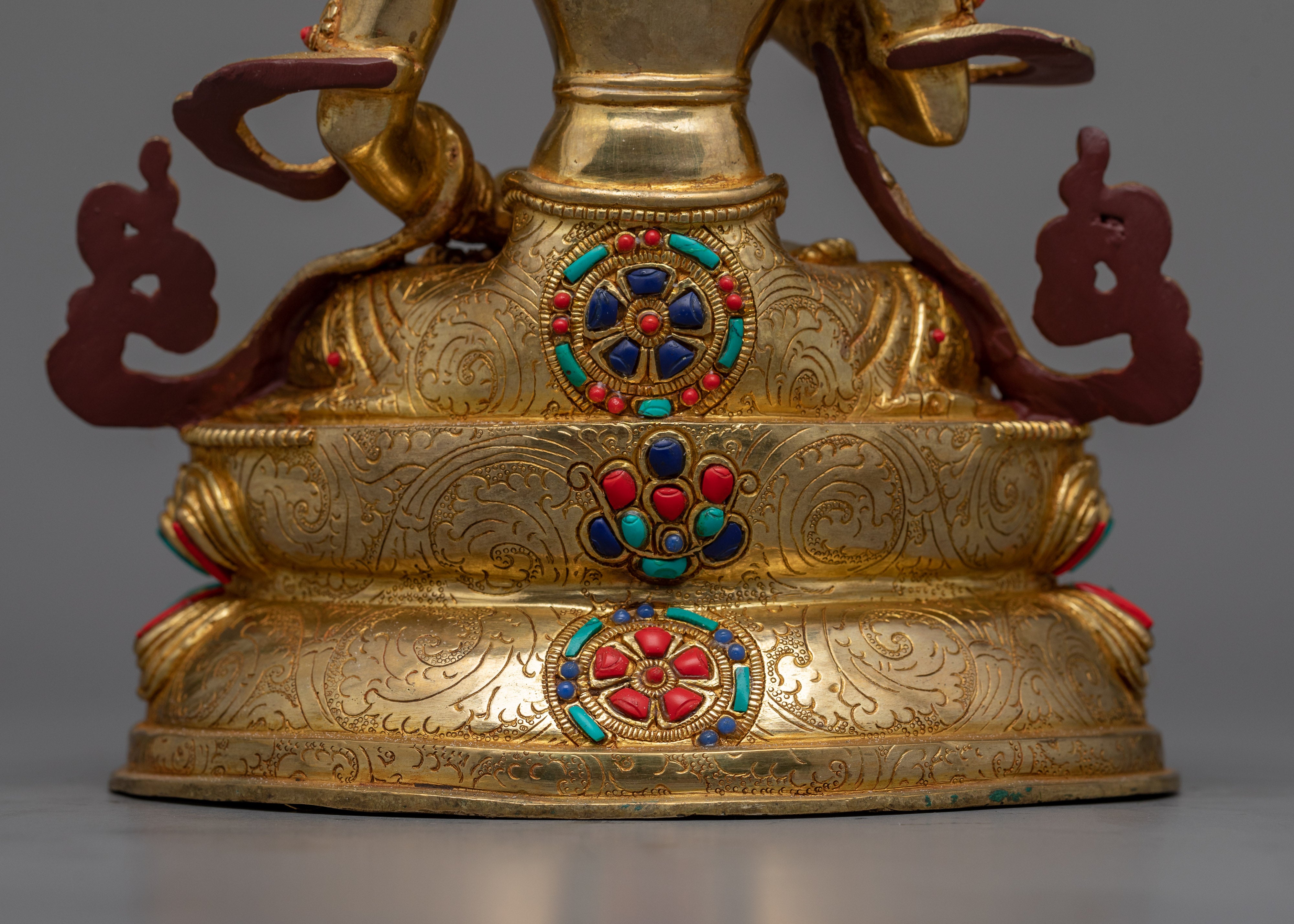 Vajrasattva Deity of Purification | 24K Gold Gilded Statue