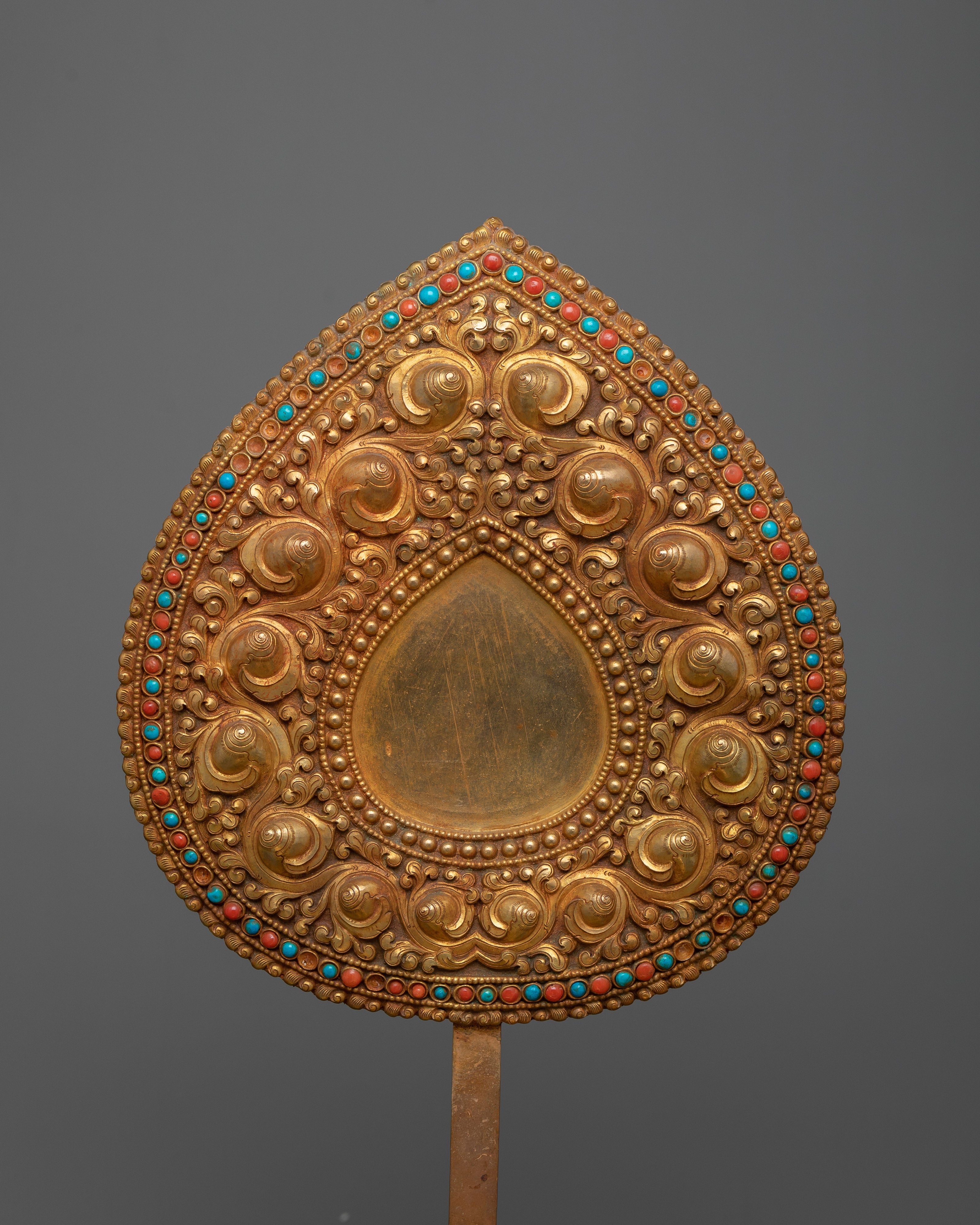 Elegant Two-Armed Avalokiteshvara Statue | Premium 24K Gold Gilded Sculpture