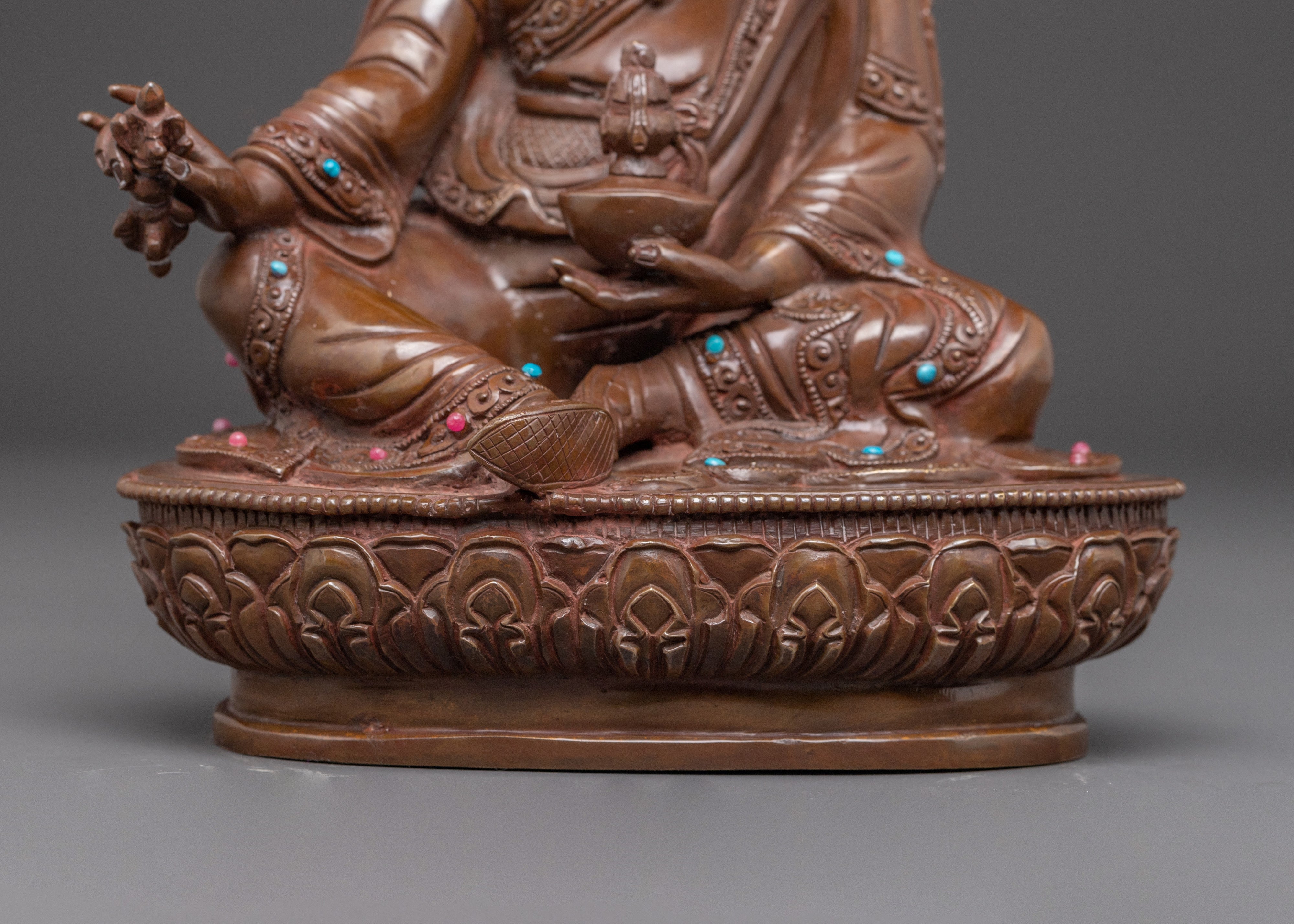 Handmade Guru Rinpoche Enlightened Vajra Holder Statue