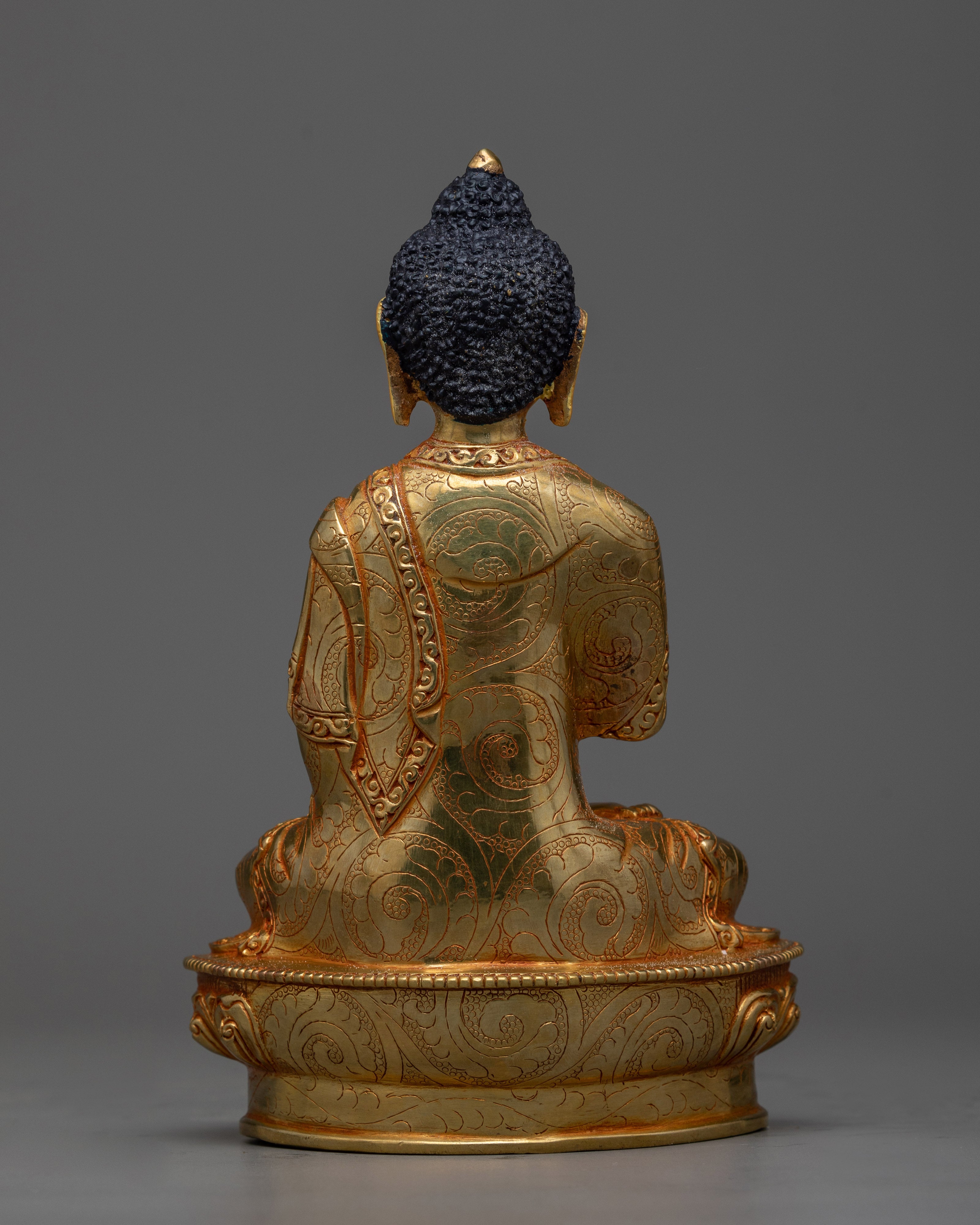 Vairocana Sculpture | The Illuminator - 24K Gold Gilded Sculpture