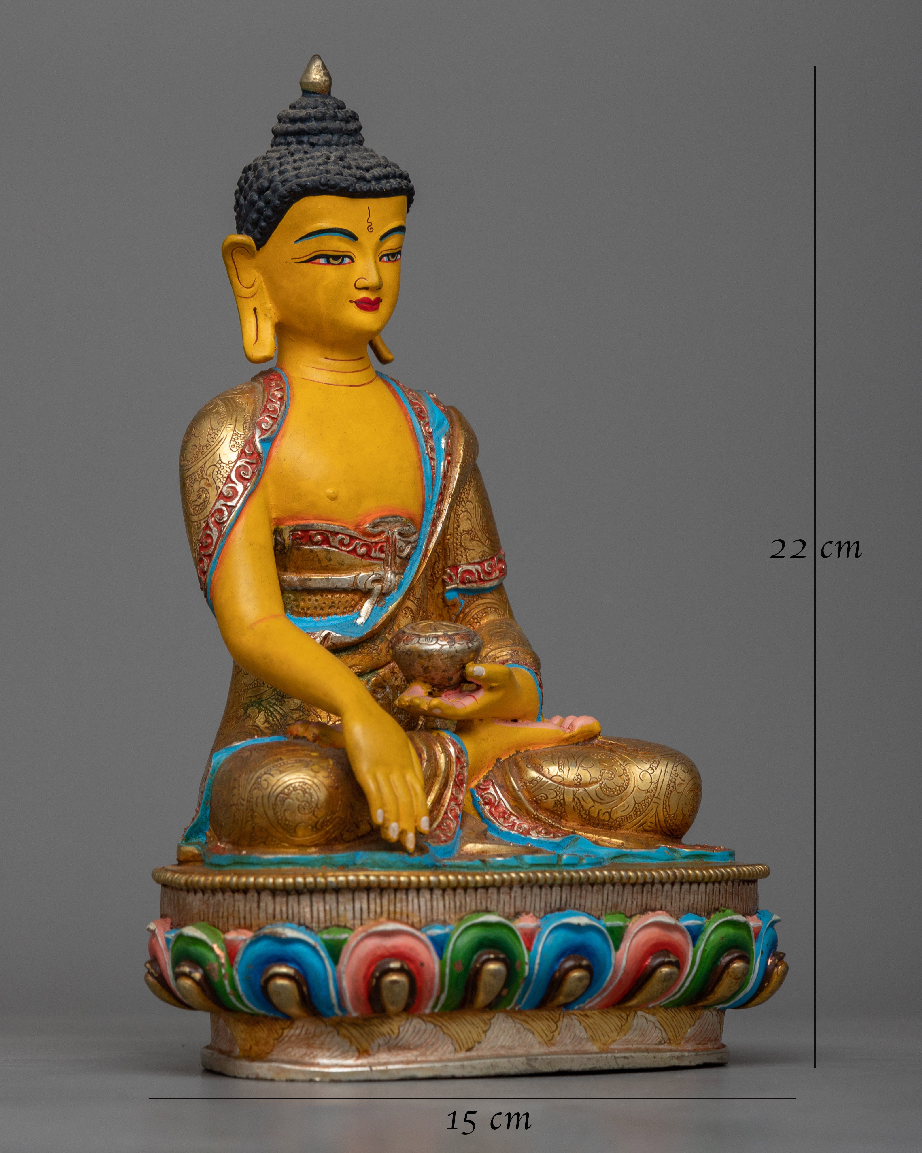shakyamuni-buddha-colored sculpture