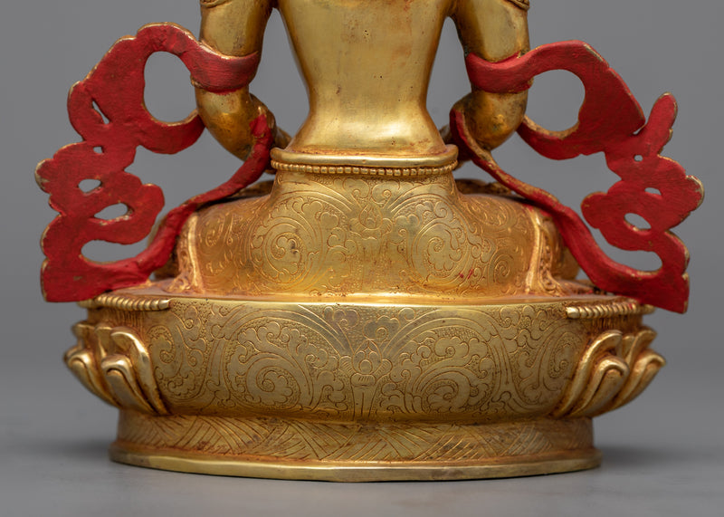 Bodhisattva Amitayus Sculpture | The Embodiment of Limitless Life