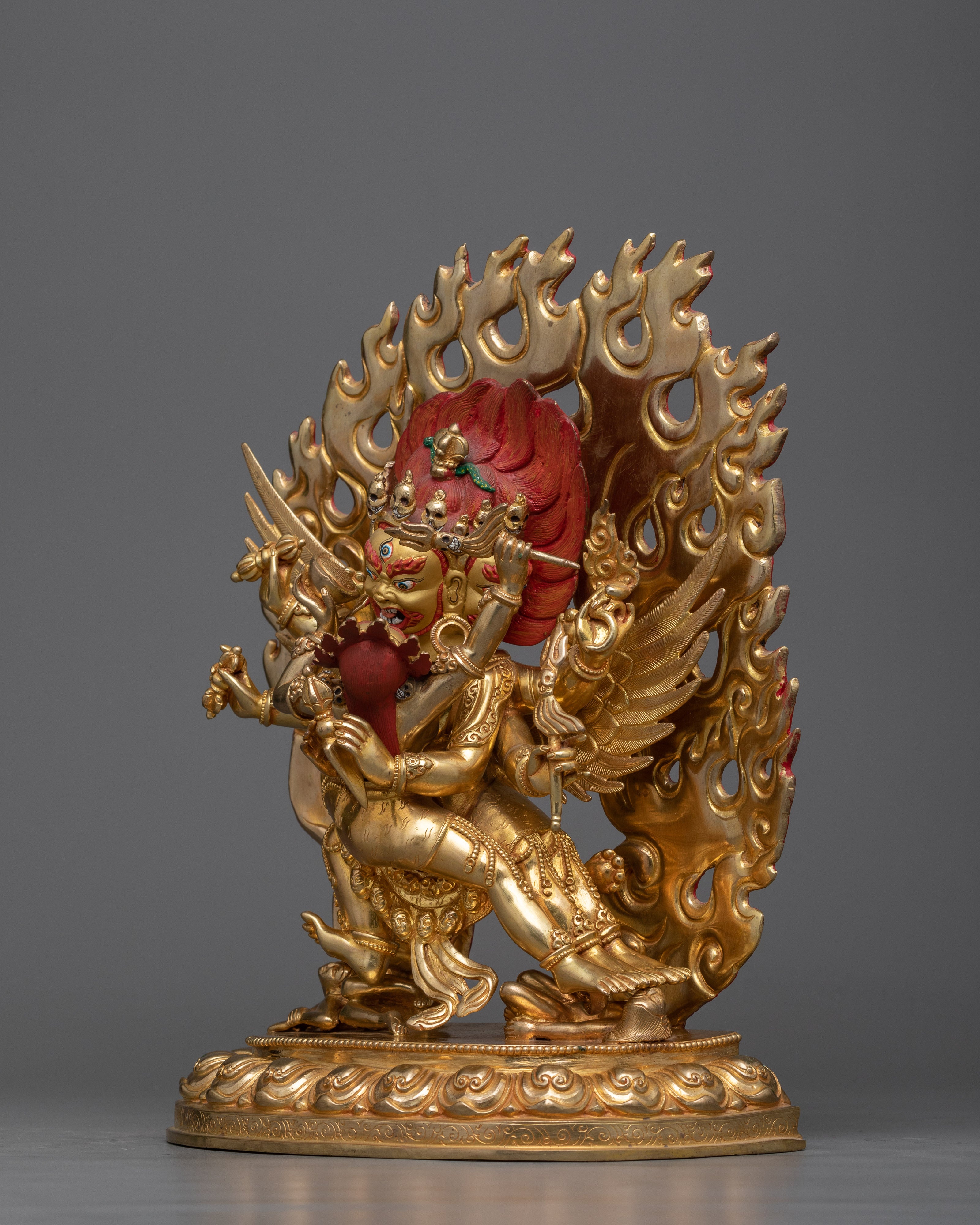 vajrakilaya-gilt sculpture