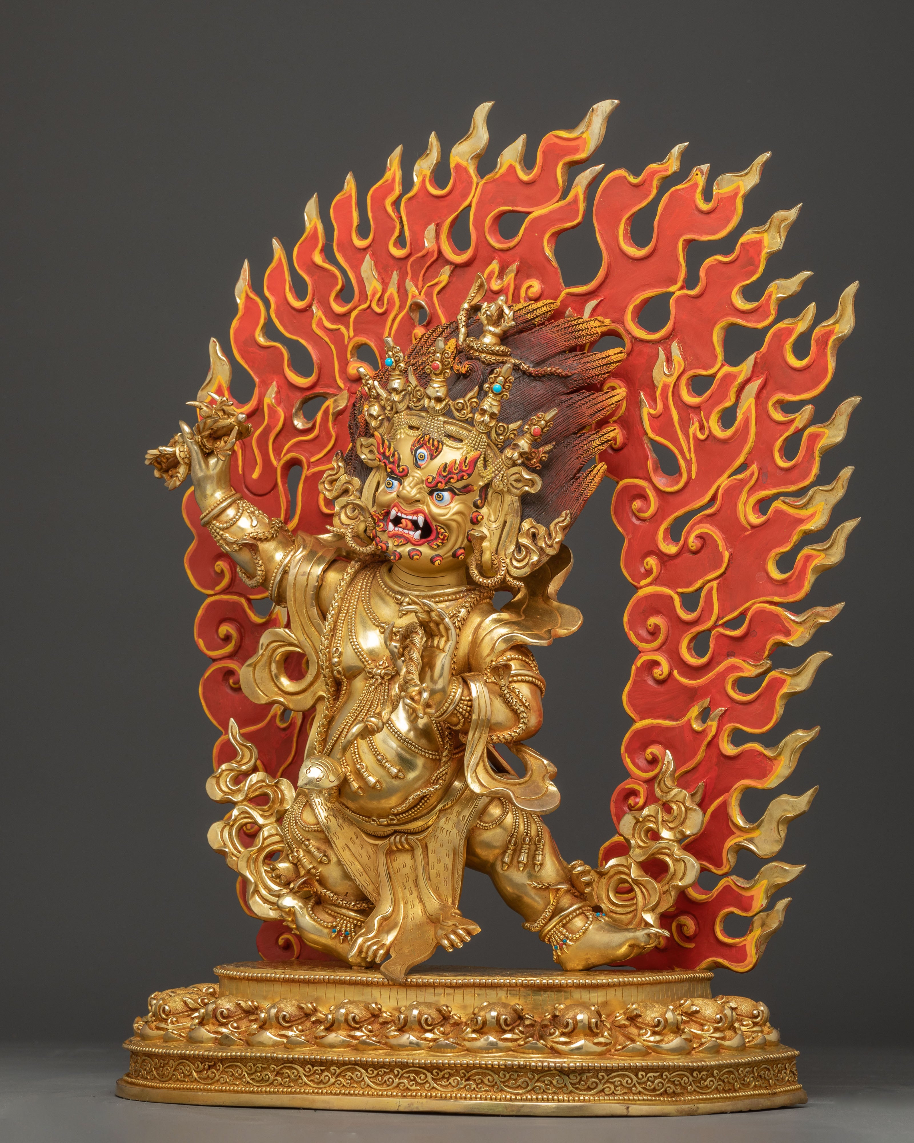 Handcrafted Statue of Bodhisattva Vajrapani | The Protector of Dharma