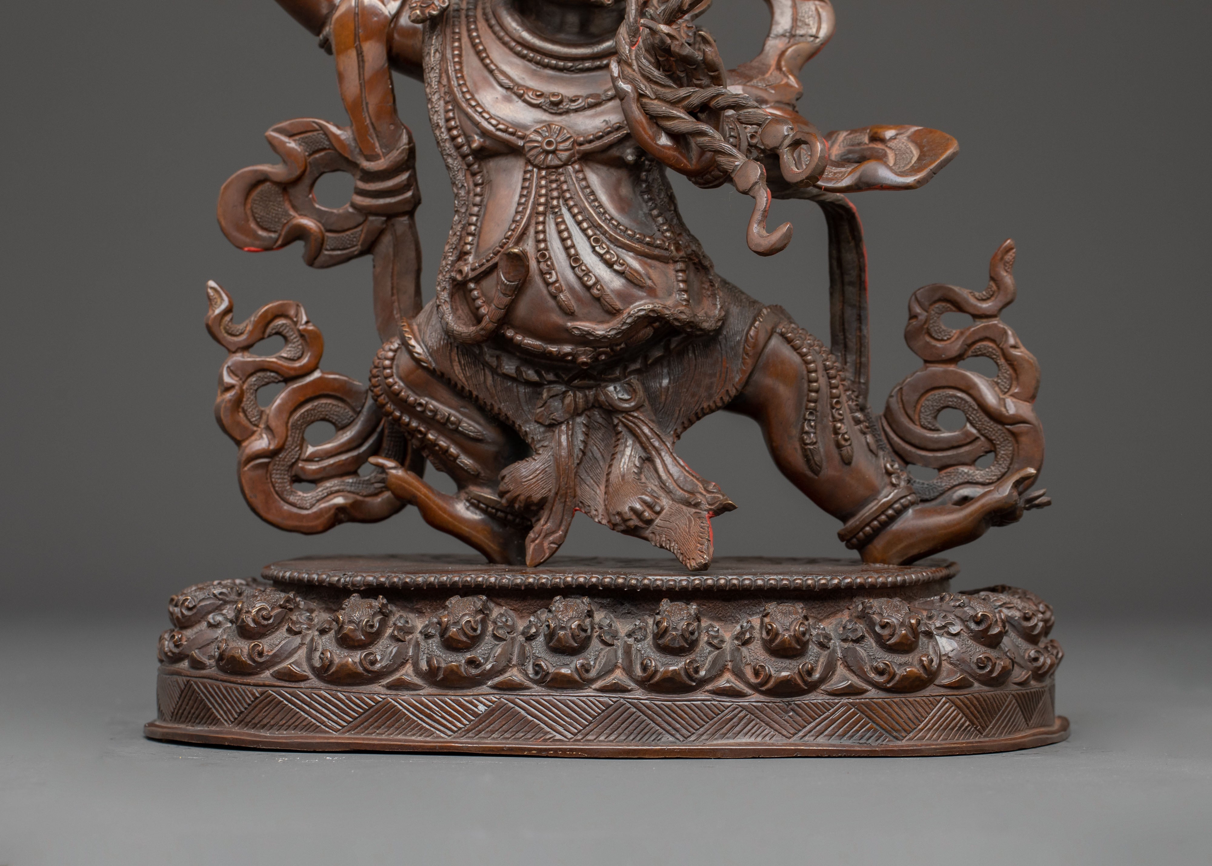Handcrafted Vajrapani Art: Wrathful Protector of Dharma
