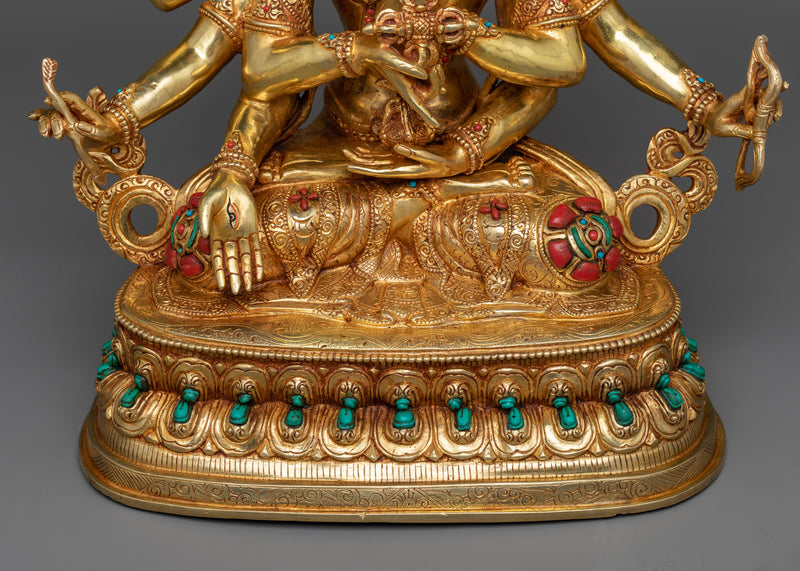 Divine Longevity Deity Namgyalma Sculpture | Essence of Immortal Vitality